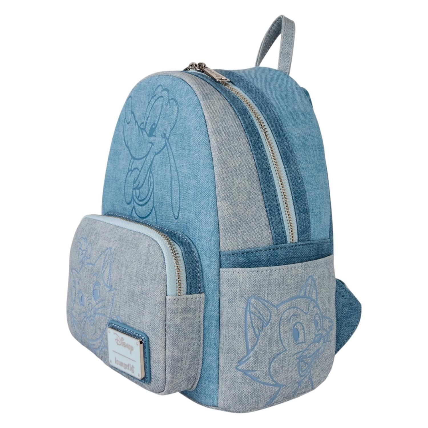 Mochila Loungefly Mujer Disney Dogs Cats Silhouette-2