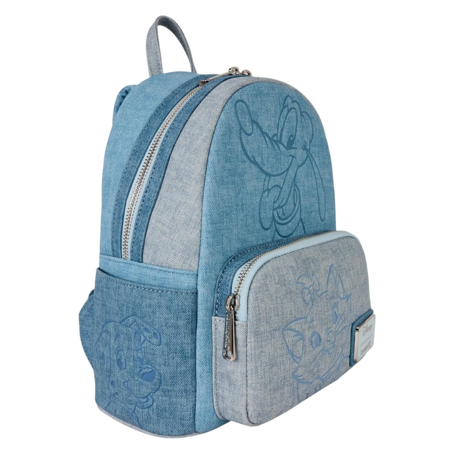 Mochila Loungefly Mujer Disney Dogs Cats Silhouette-3