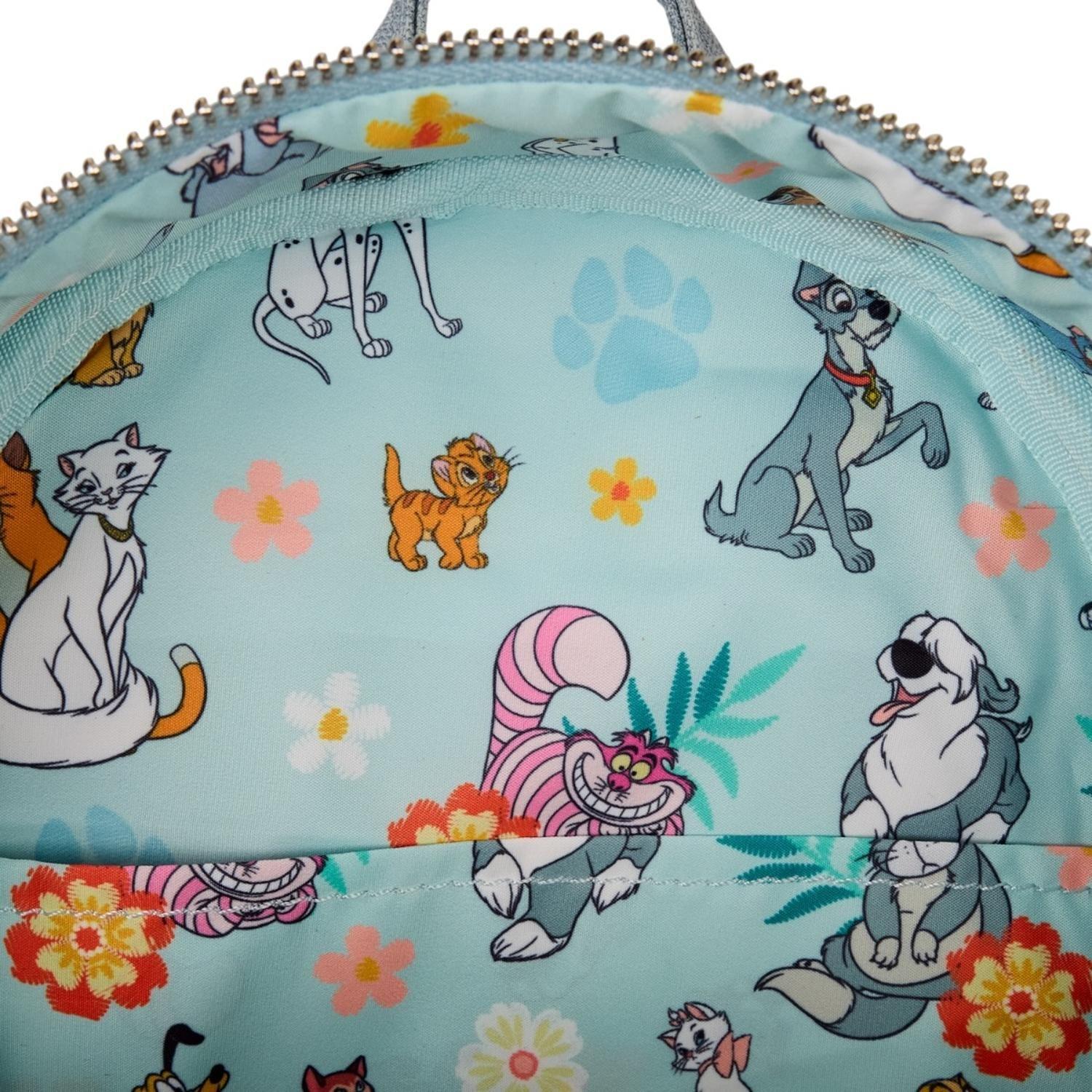Mochila Loungefly Mujer Disney Dogs Cats Silhouette-5