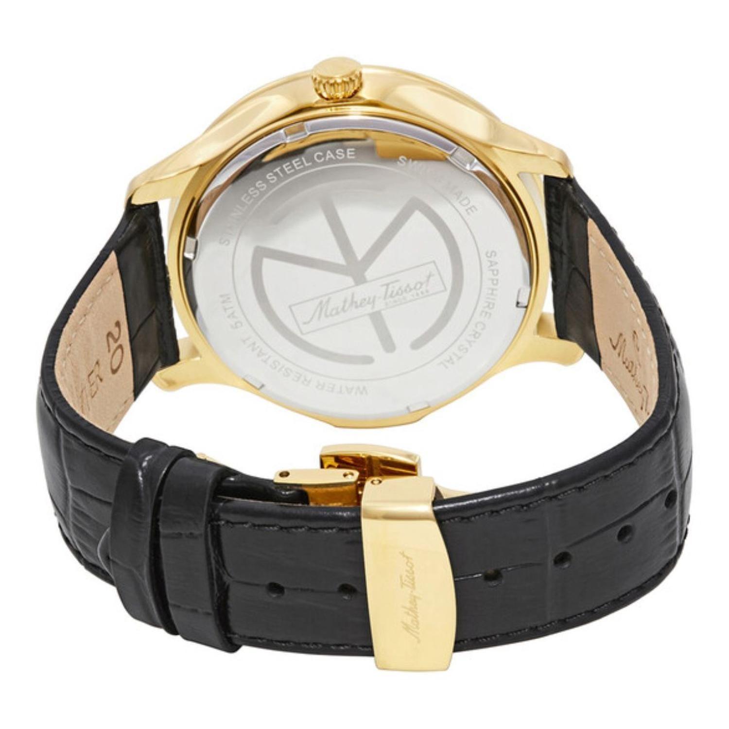 Reloj Mathey-Tissot Hombre Edmond Leather H1886QPI-3