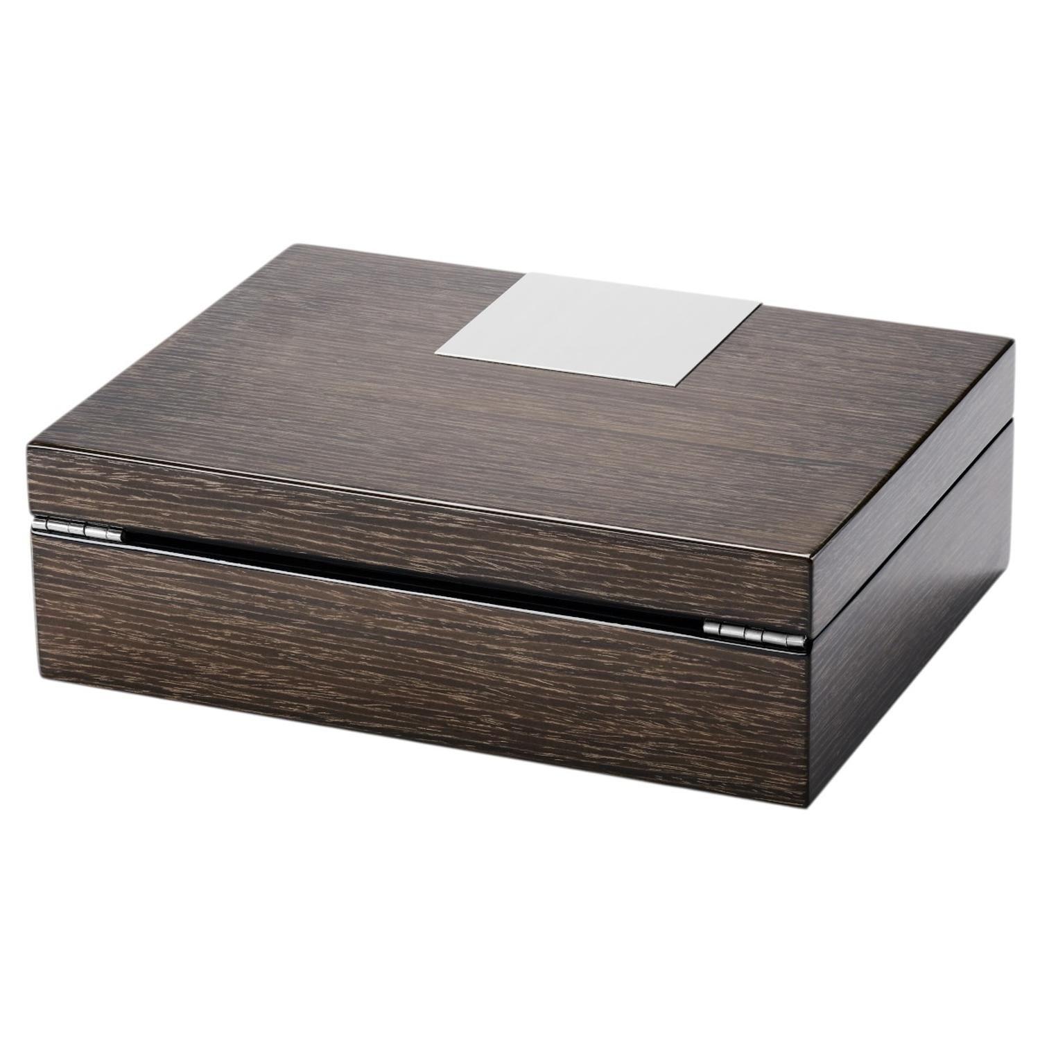 Caja Reloj y Mancuernillas Ginko Brillo Alto-3