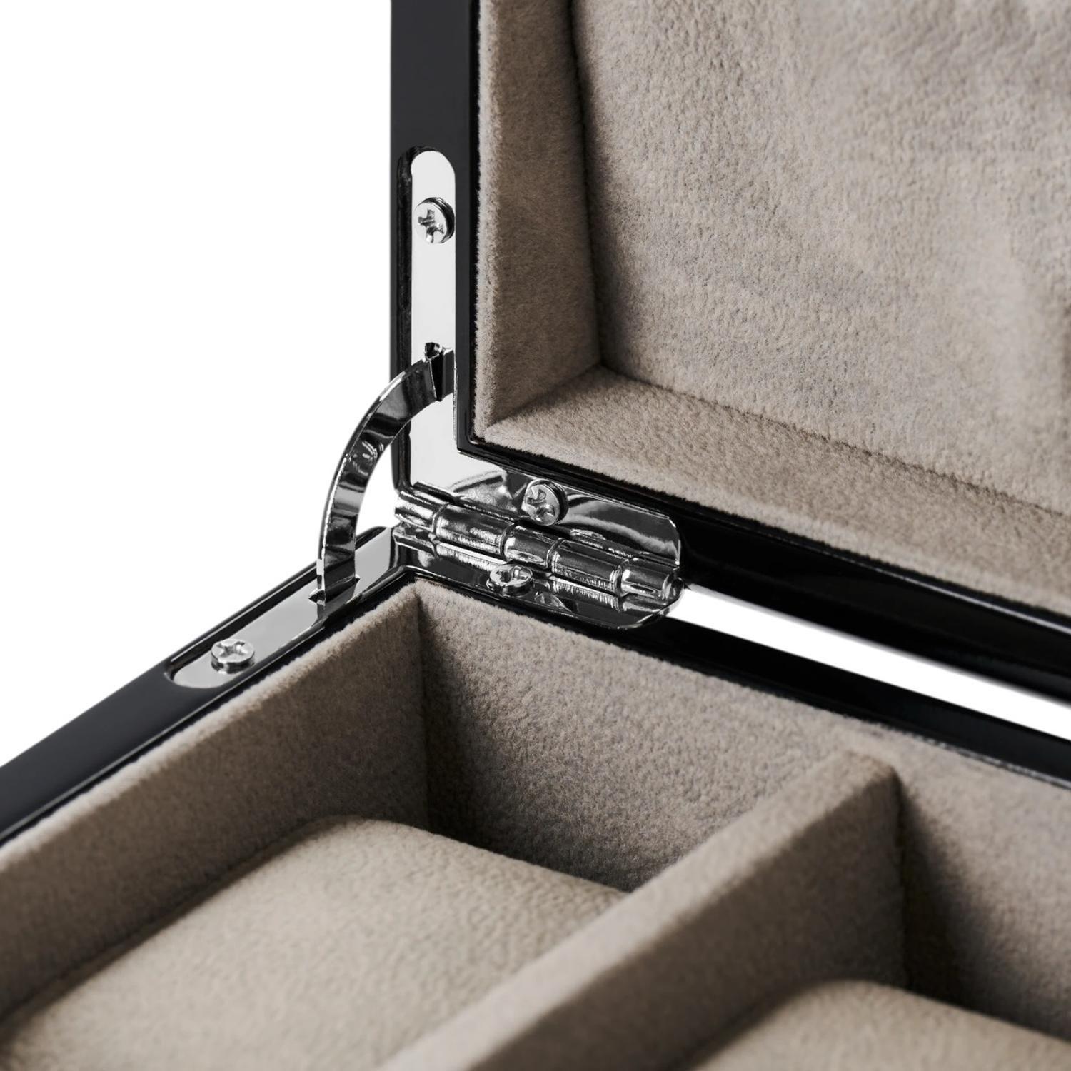 Caja Reloj y Mancuernillas Ginko Brillo Alto-4