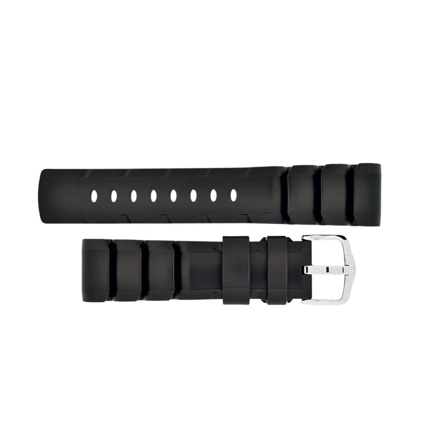 Correa Reloj Hirsch Extreme Caucho Premium 20mm Negra-1