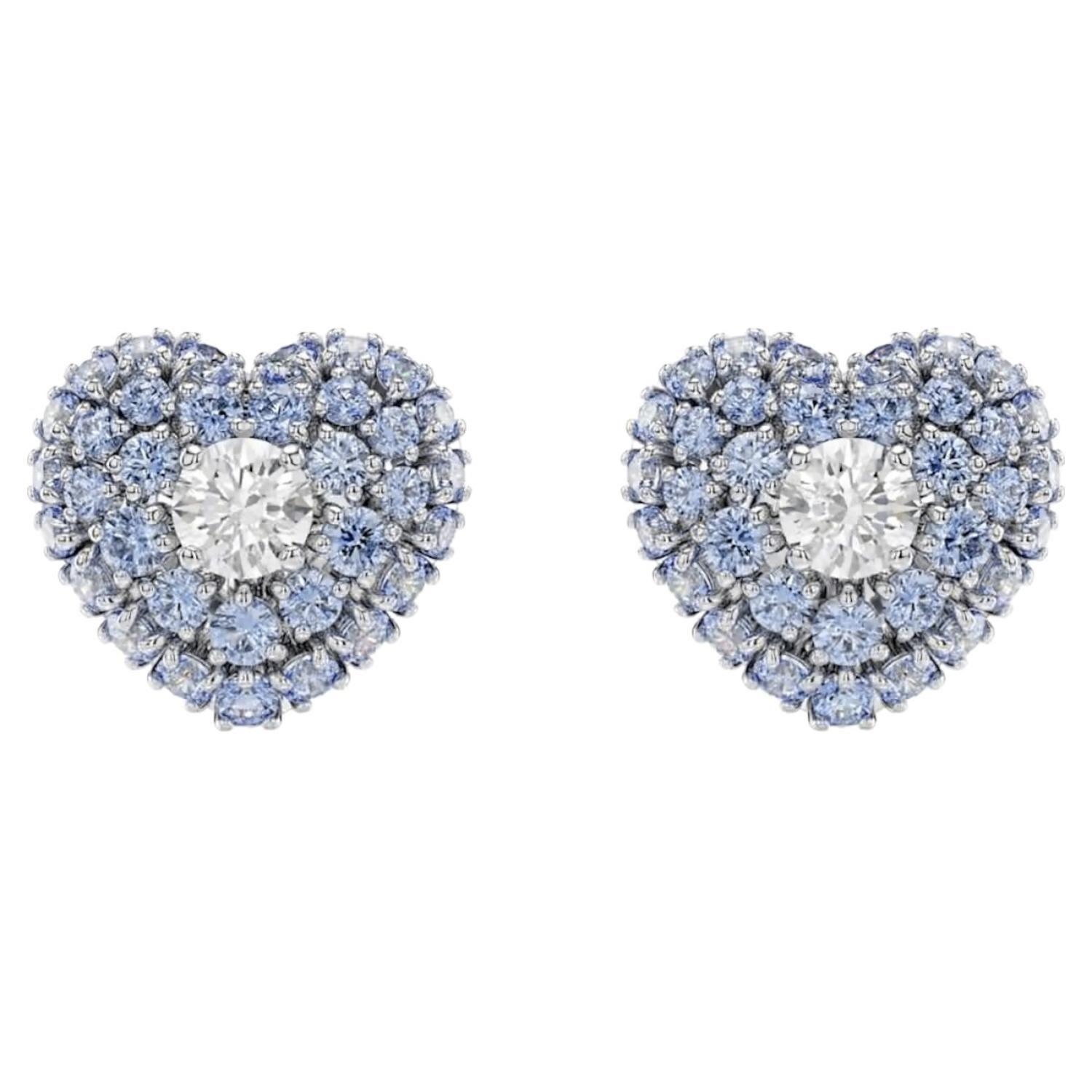 Aros Swarovski Mujer Hyperbola Stud Earrings Heart 5683576-0