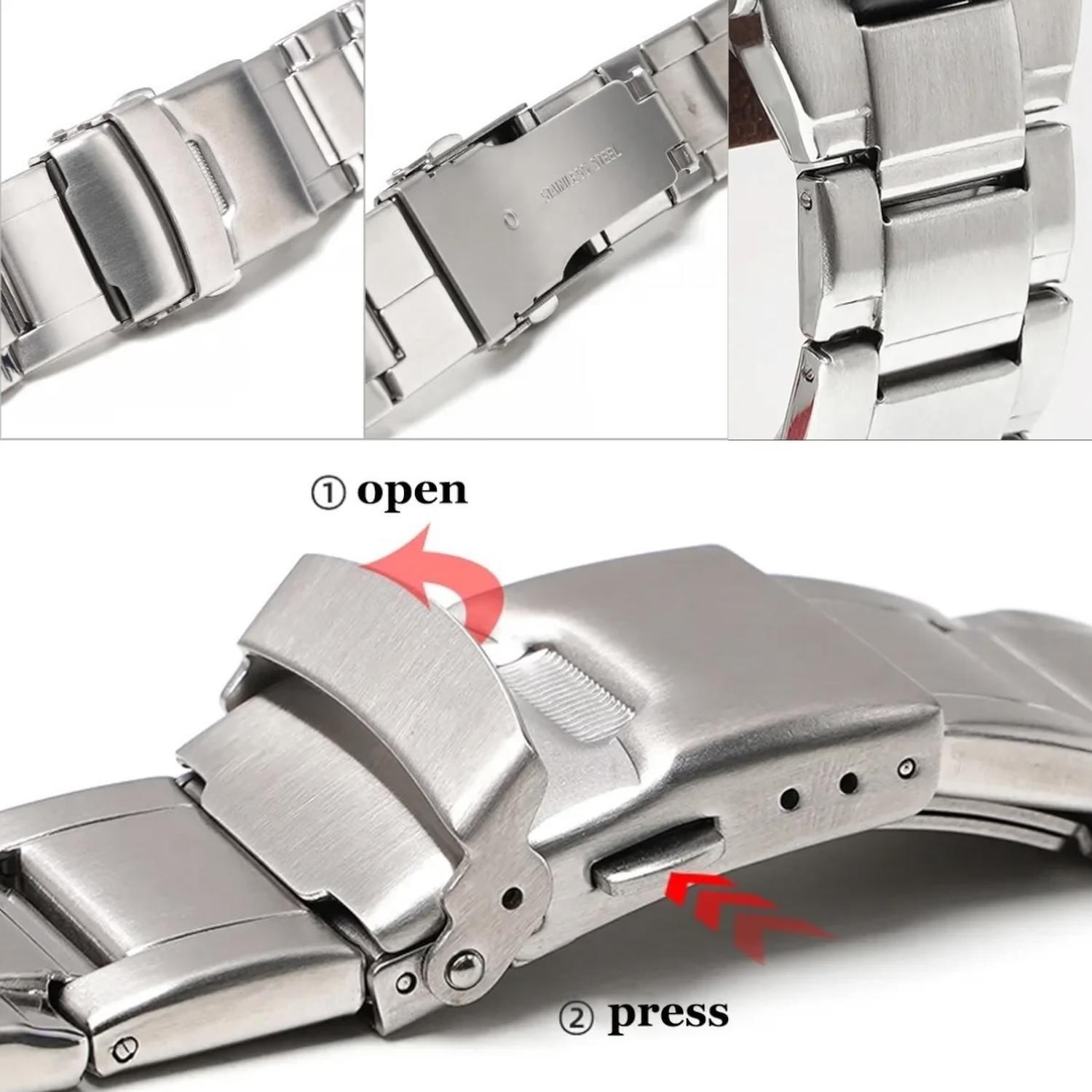 Correa Reloj Acero Inoxidable R24 para G-Shock Series GST-1