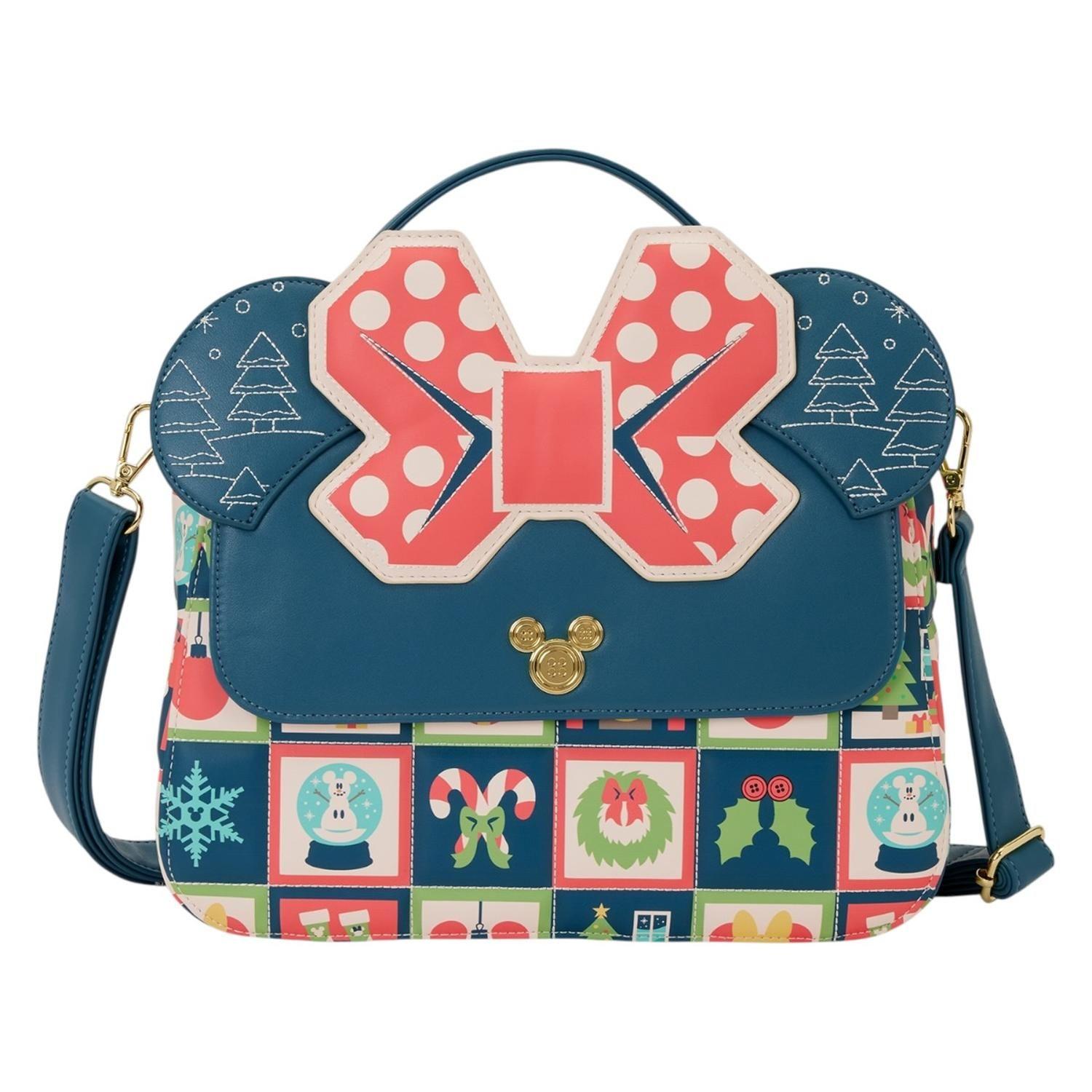 Bolso Loungefly Mujer Minnie Mouse Holiday Crossbody-0