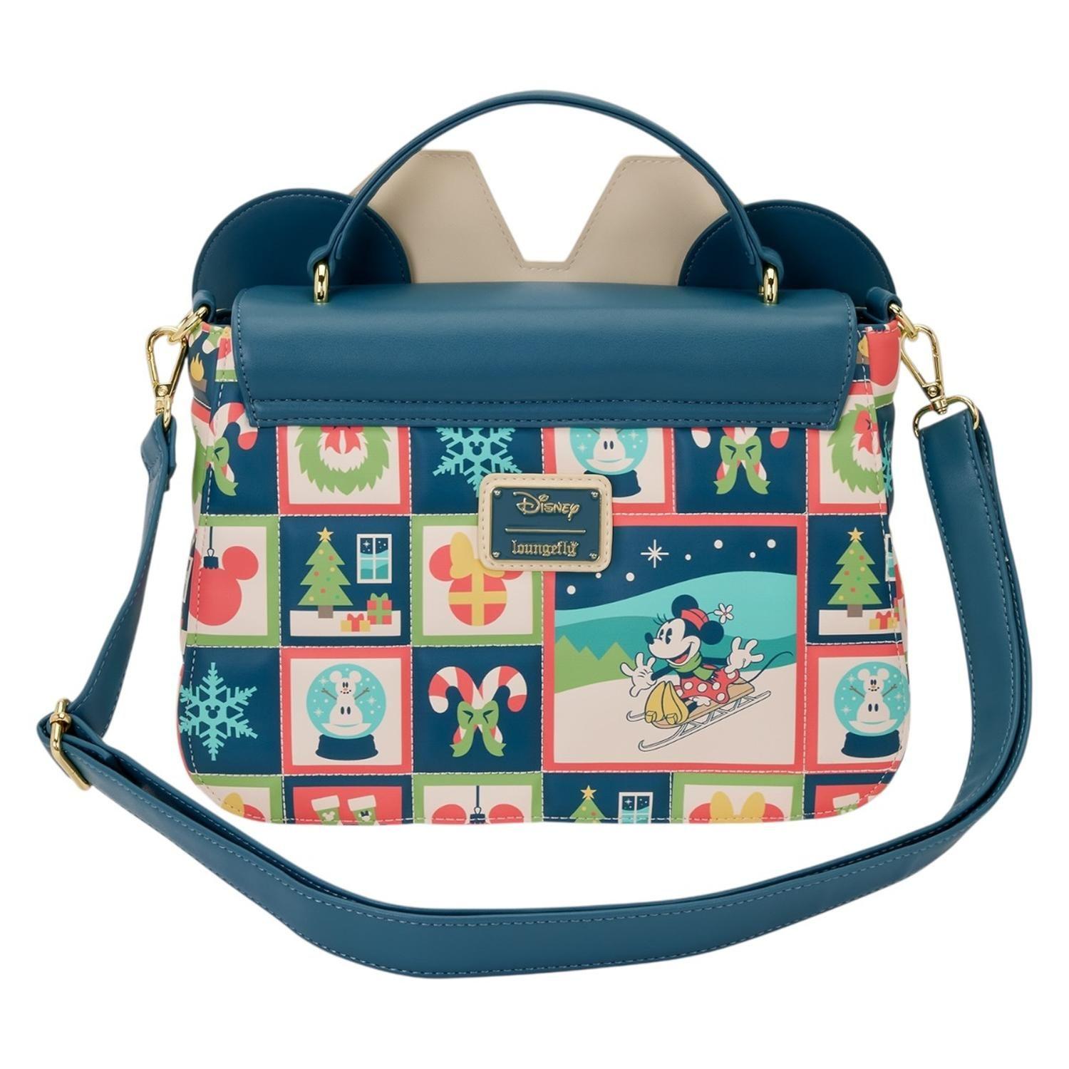 Bolso Loungefly Mujer Minnie Mouse Holiday Crossbody-3
