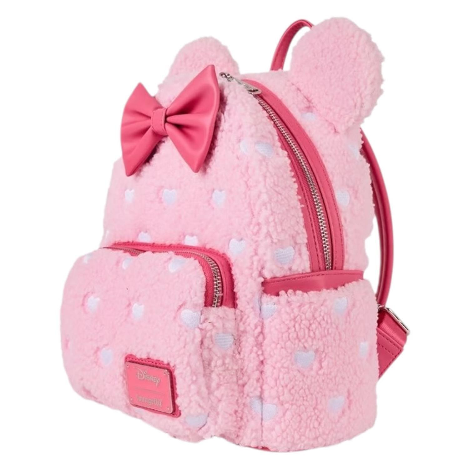 Mochila Mini Loungefly Disney Minnie Mouse Sherpa-2