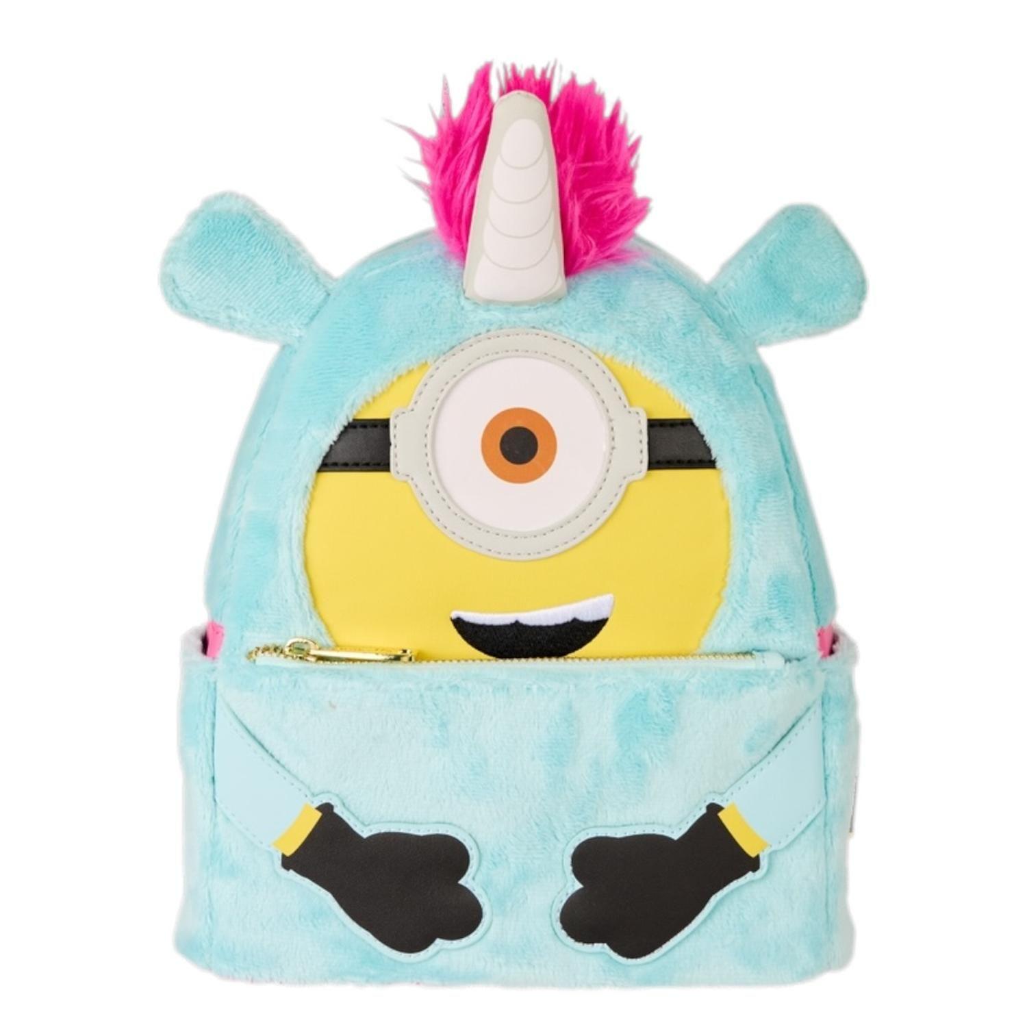 Mochila Mini Loungefly Minions Fluffy Unicorn-0