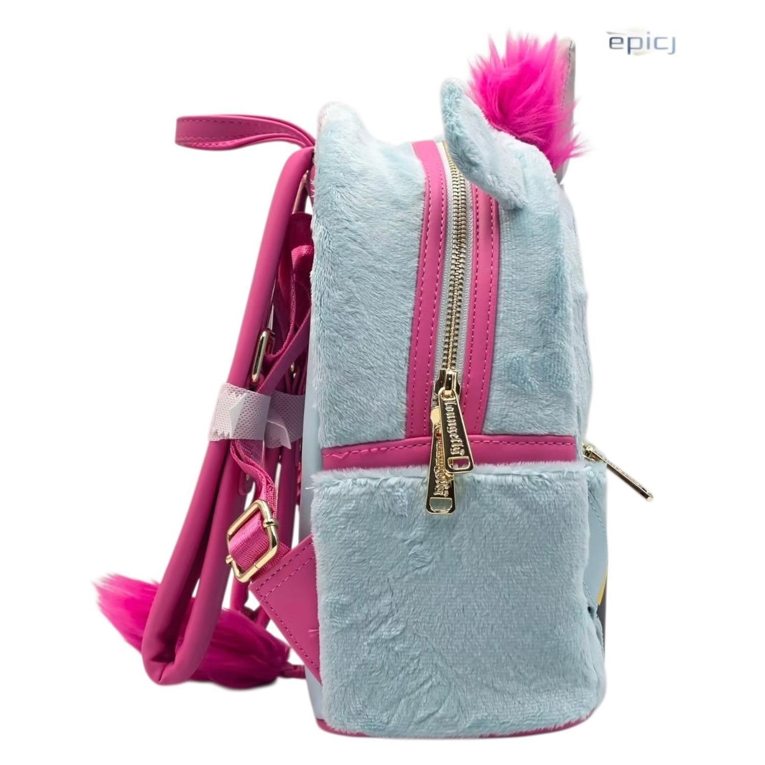Mochila Mini Loungefly Minions Fluffy Unicorn-3