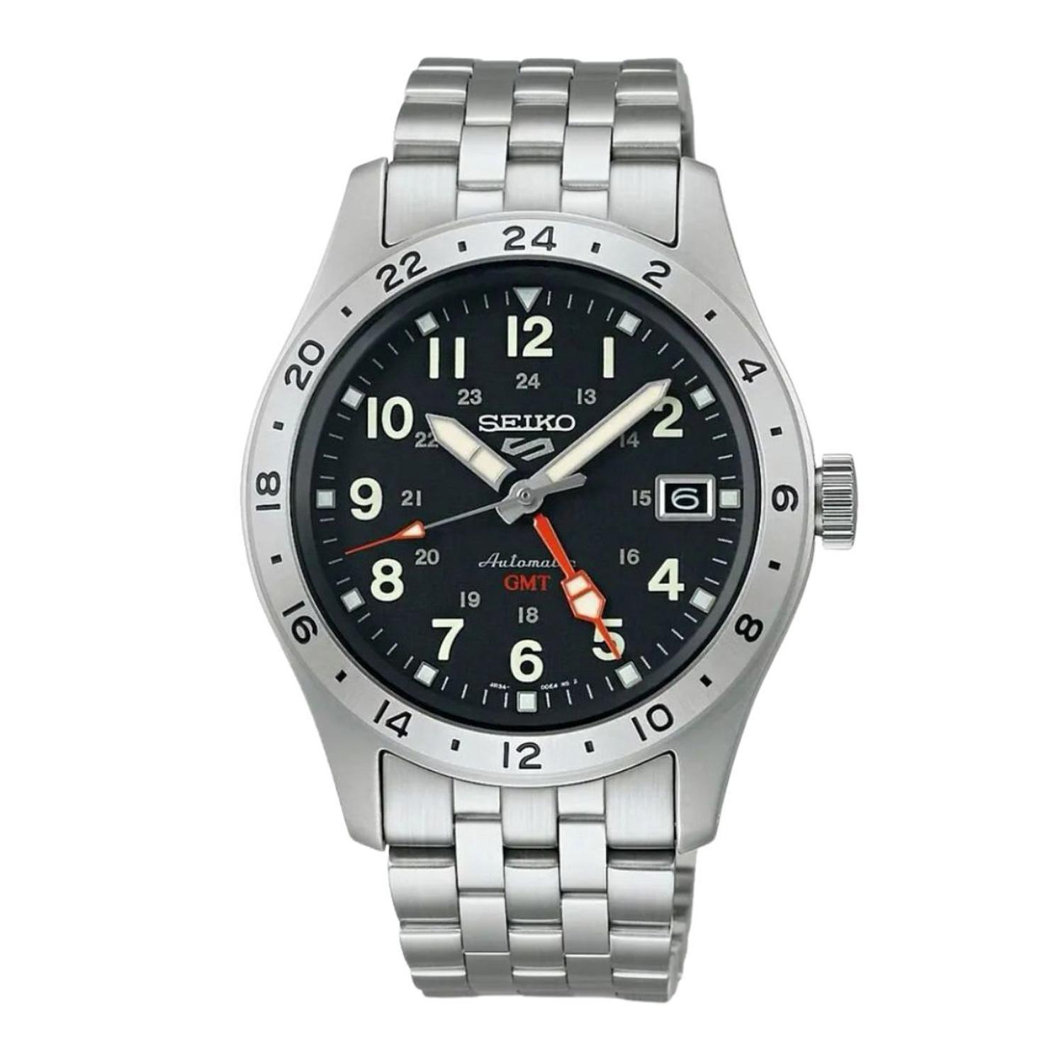 Reloj Seiko 5 Hombre Automatico GMT SSK023-1