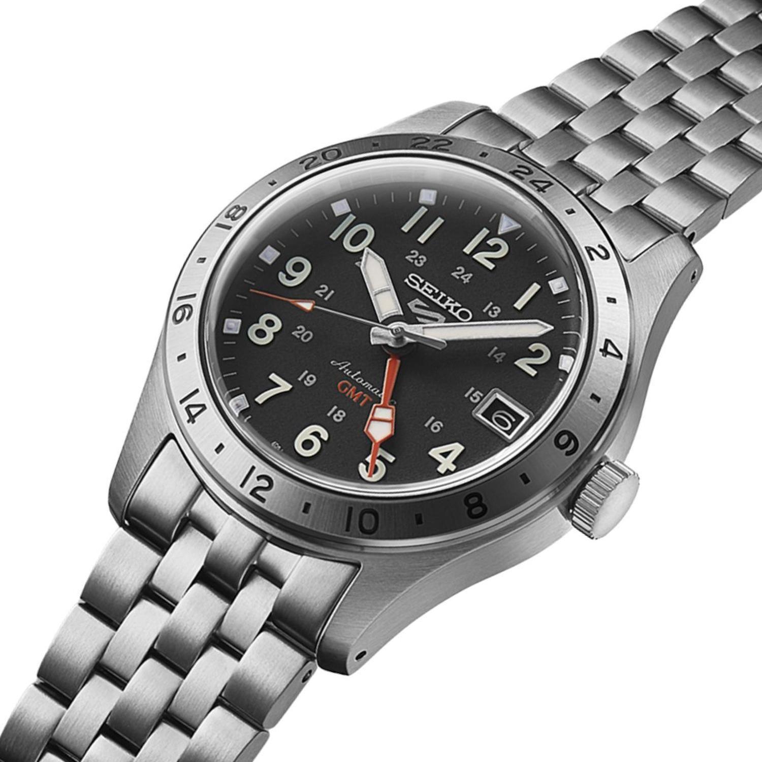 Reloj Seiko 5 Hombre Automatico GMT SSK023-2