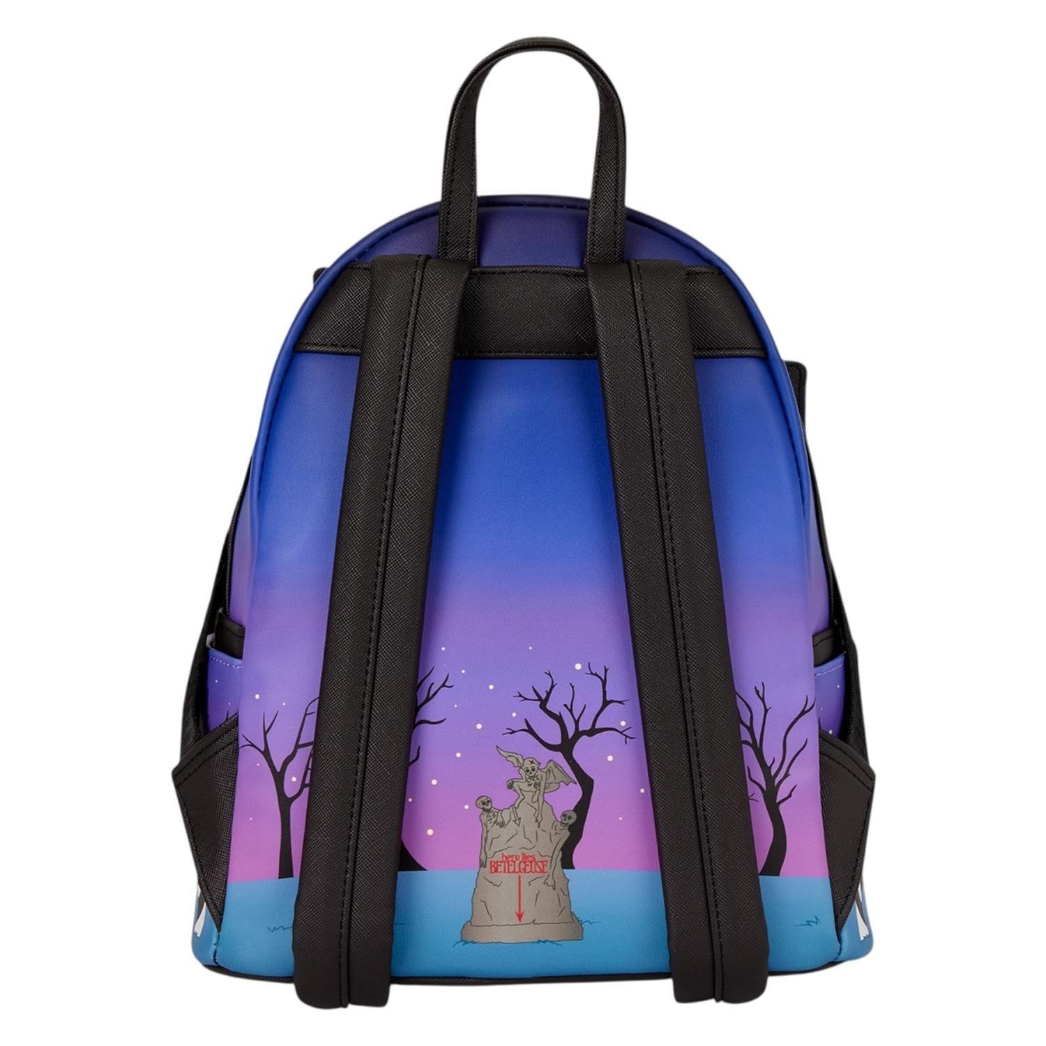Mochila Loungefly Mujer Beetlejuice Deetz House Glow-3
