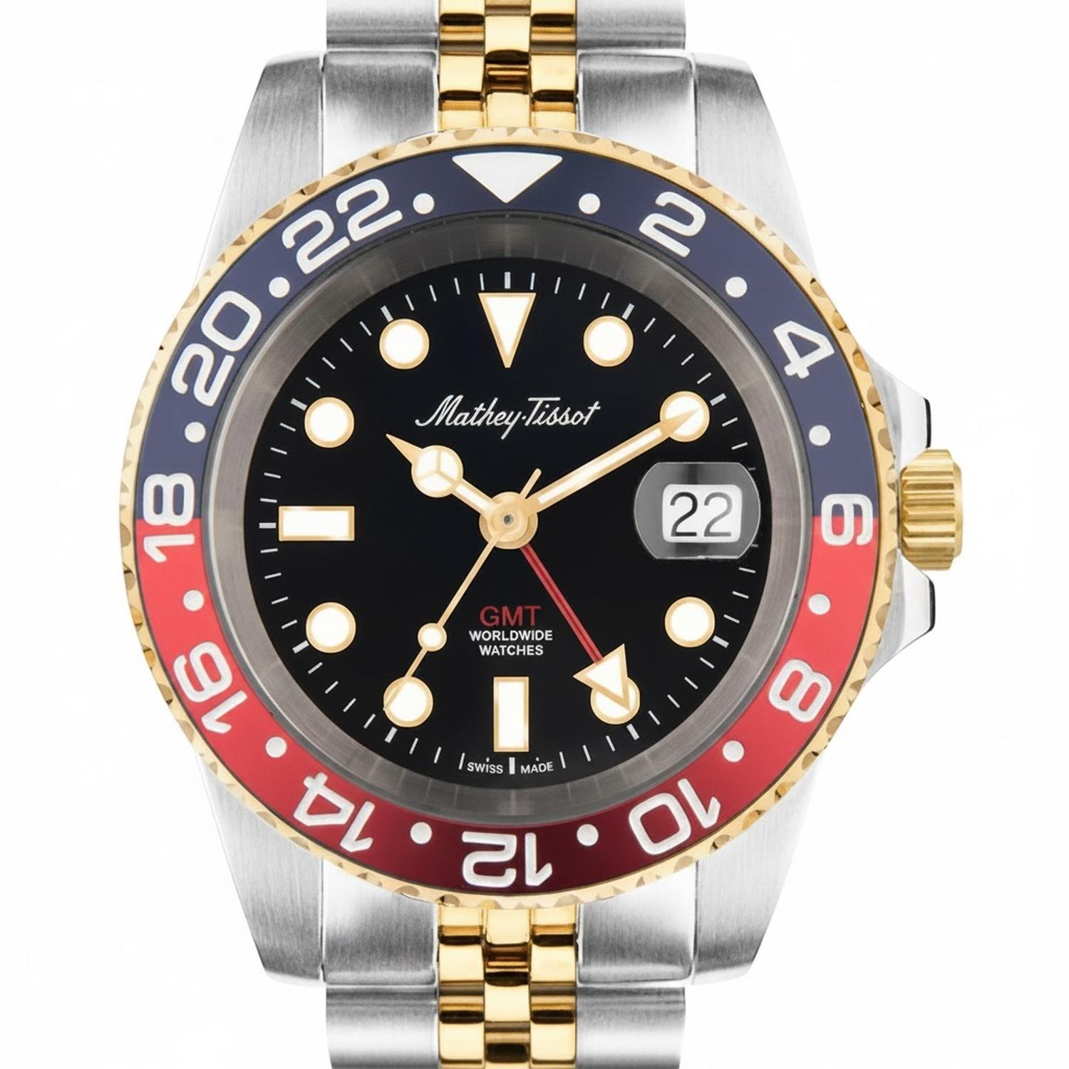 Reloj Mathey-Tissot Hombre GMT H903BBR-0