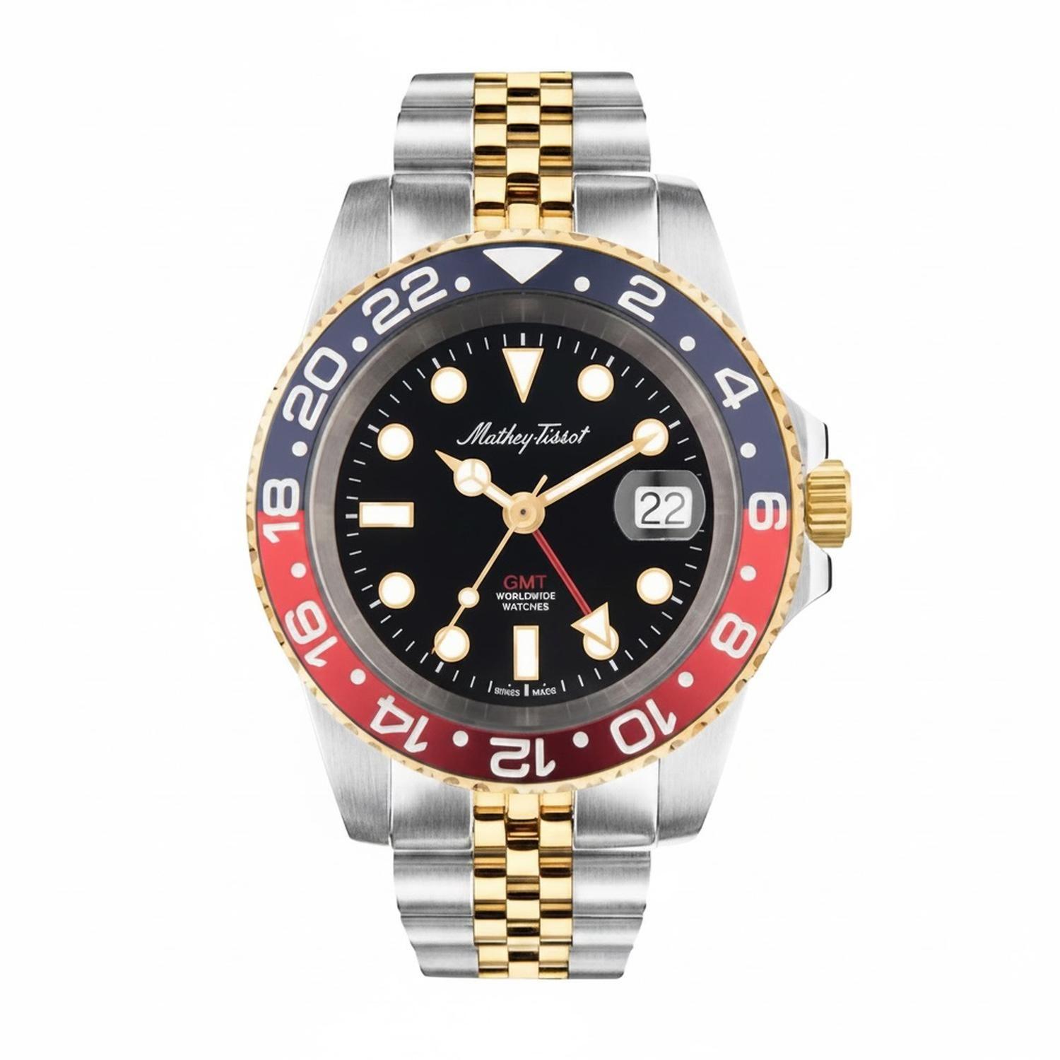 Reloj Mathey-Tissot Hombre GMT H903BBR-1