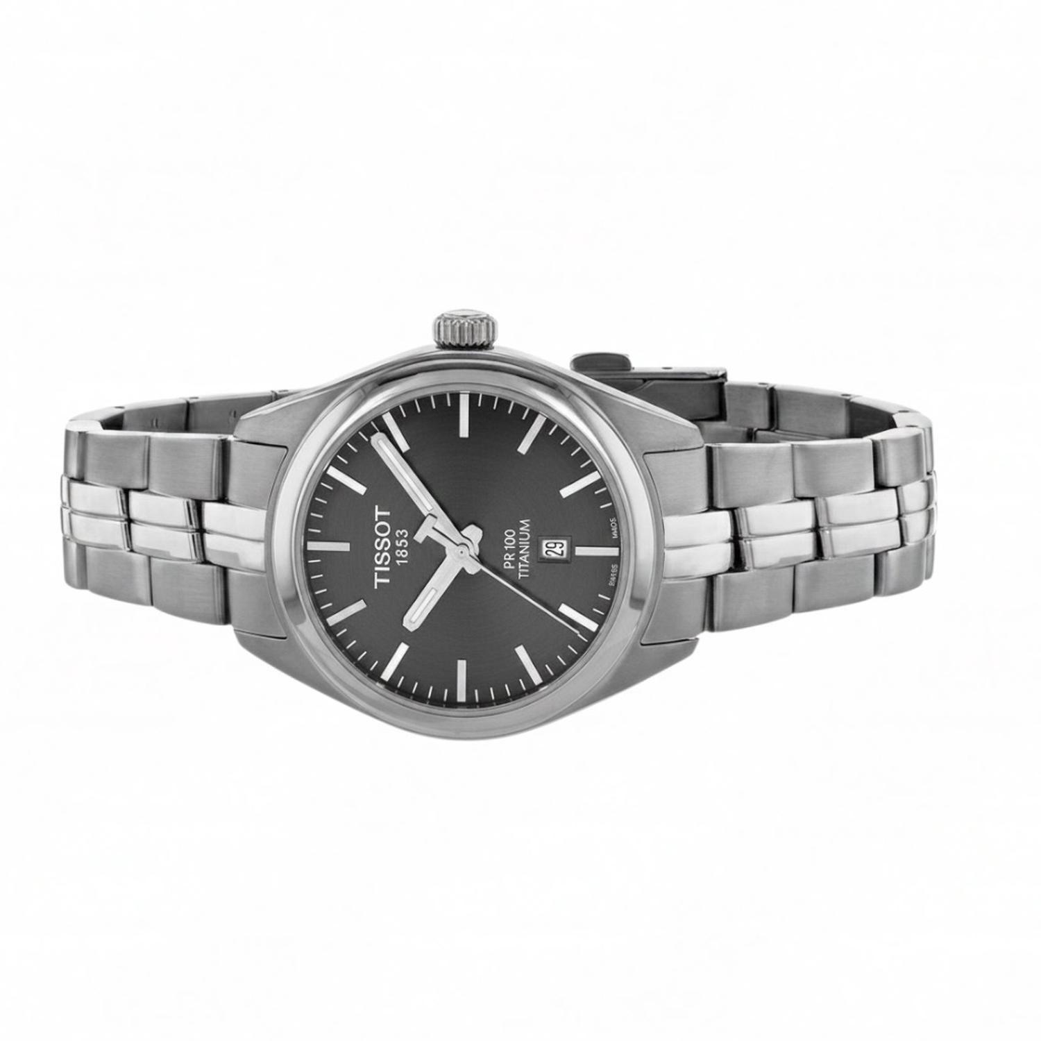 Reloj Tissot Mujer Pr100 Titanium T1012104406100-2