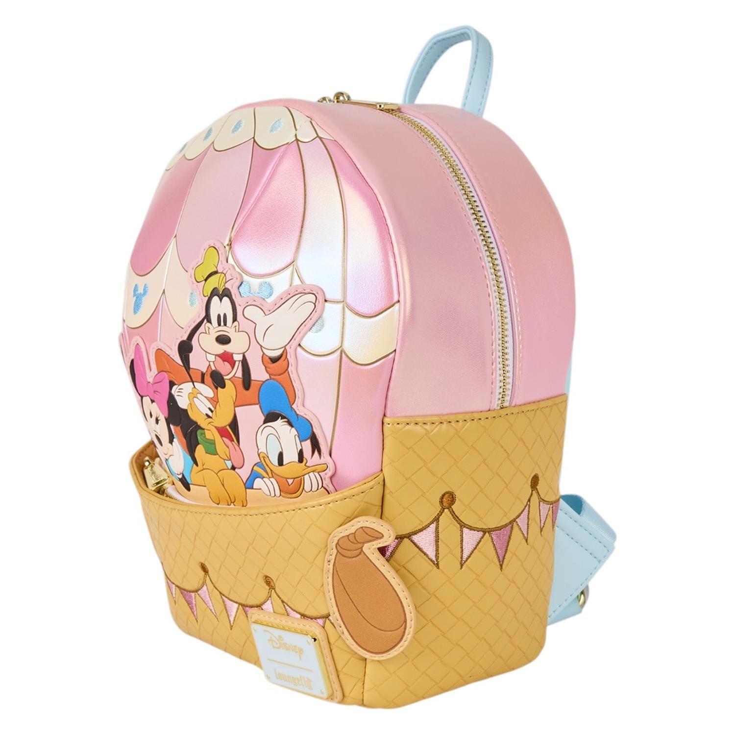 Mochila Loungefly Mujer Mickey Friends Hot Air Balloon-2