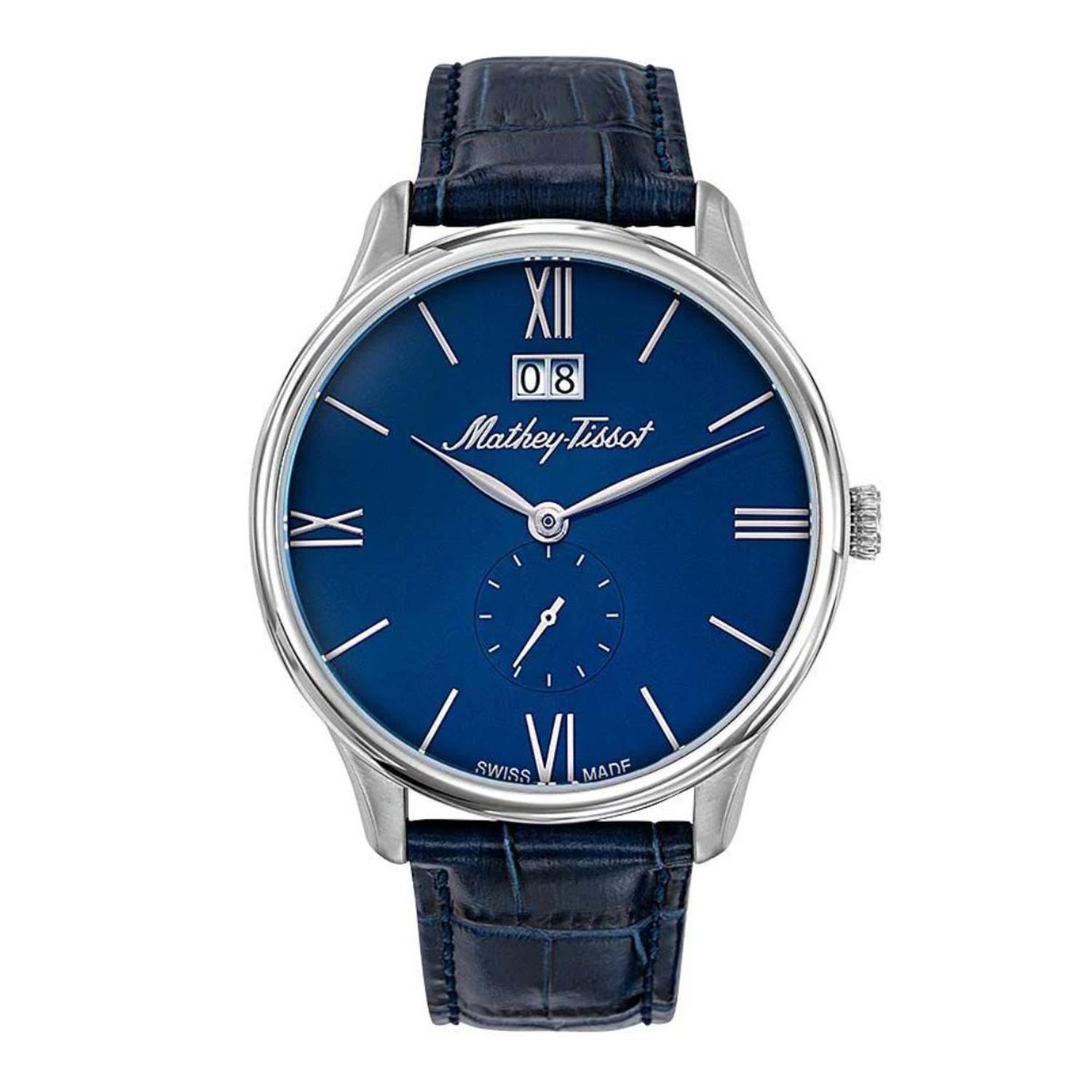 Reloj Mathey-Tissot Hombre Edmond Leather H1886QABU-3