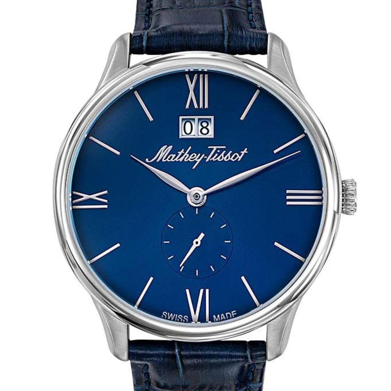 Reloj Mathey-Tissot Hombre Edmond Leather H1886QABU-0