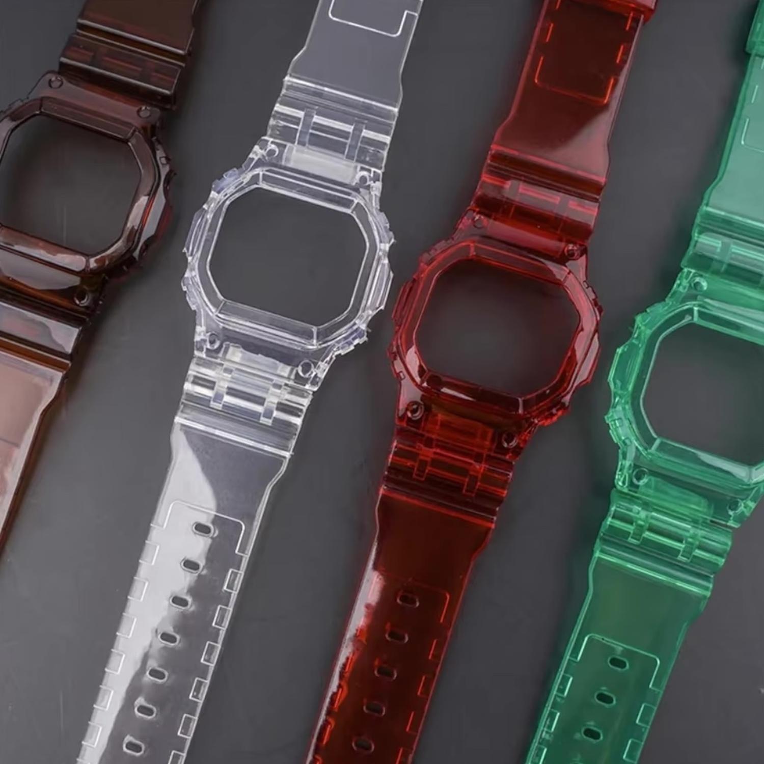 CORREA Y FUNDA RELOJ DE RESINA R24 KOJ3+DK60 PARA CASIO-3