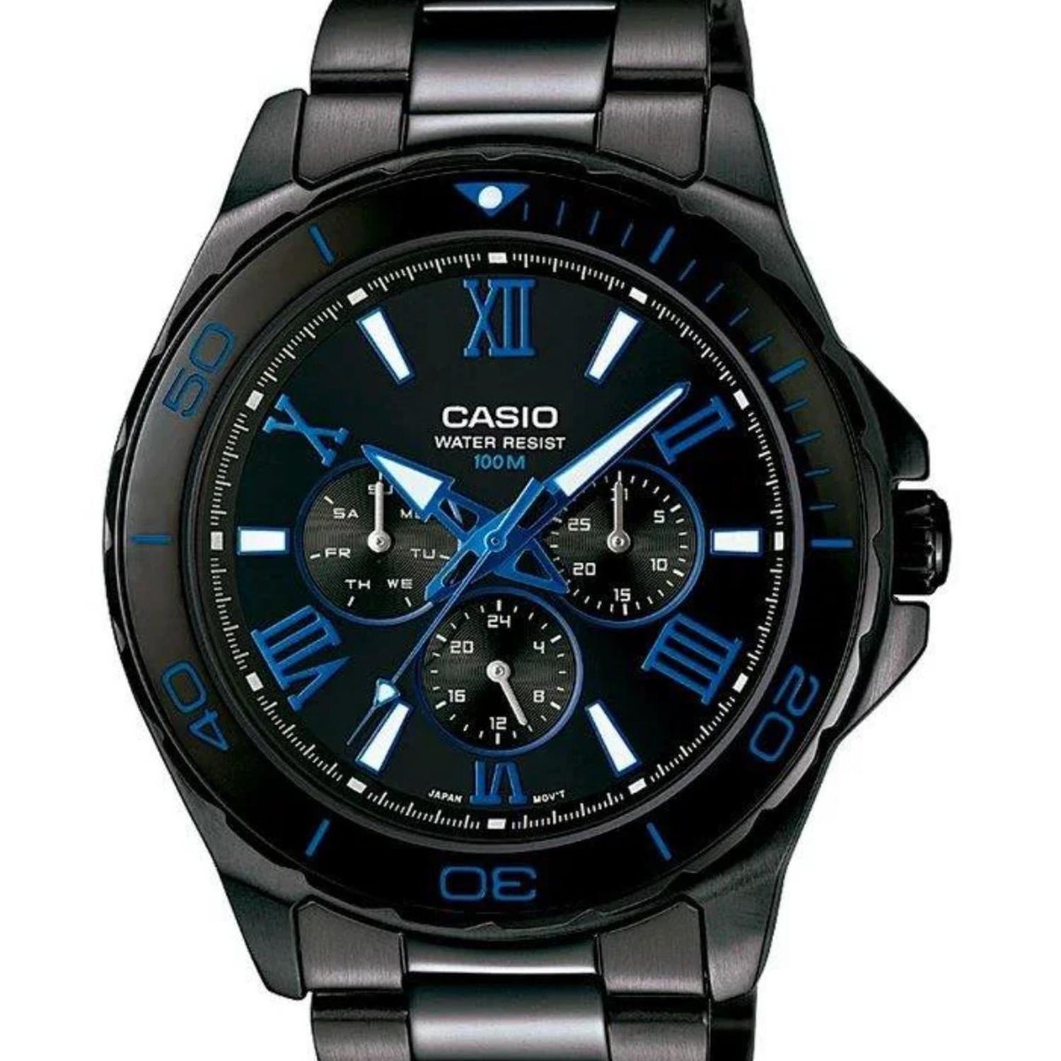 Reloj Casio Hombre MTD-1075BK-1A2VDF-0