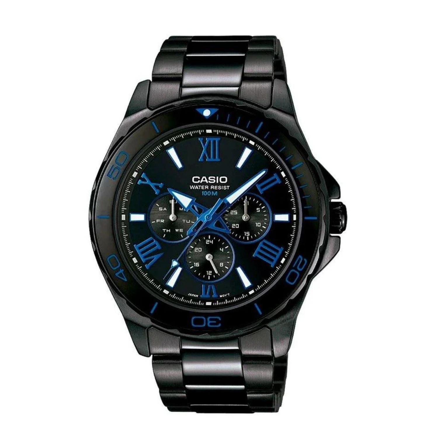 Reloj Casio Hombre MTD-1075BK-1A2VDF-1