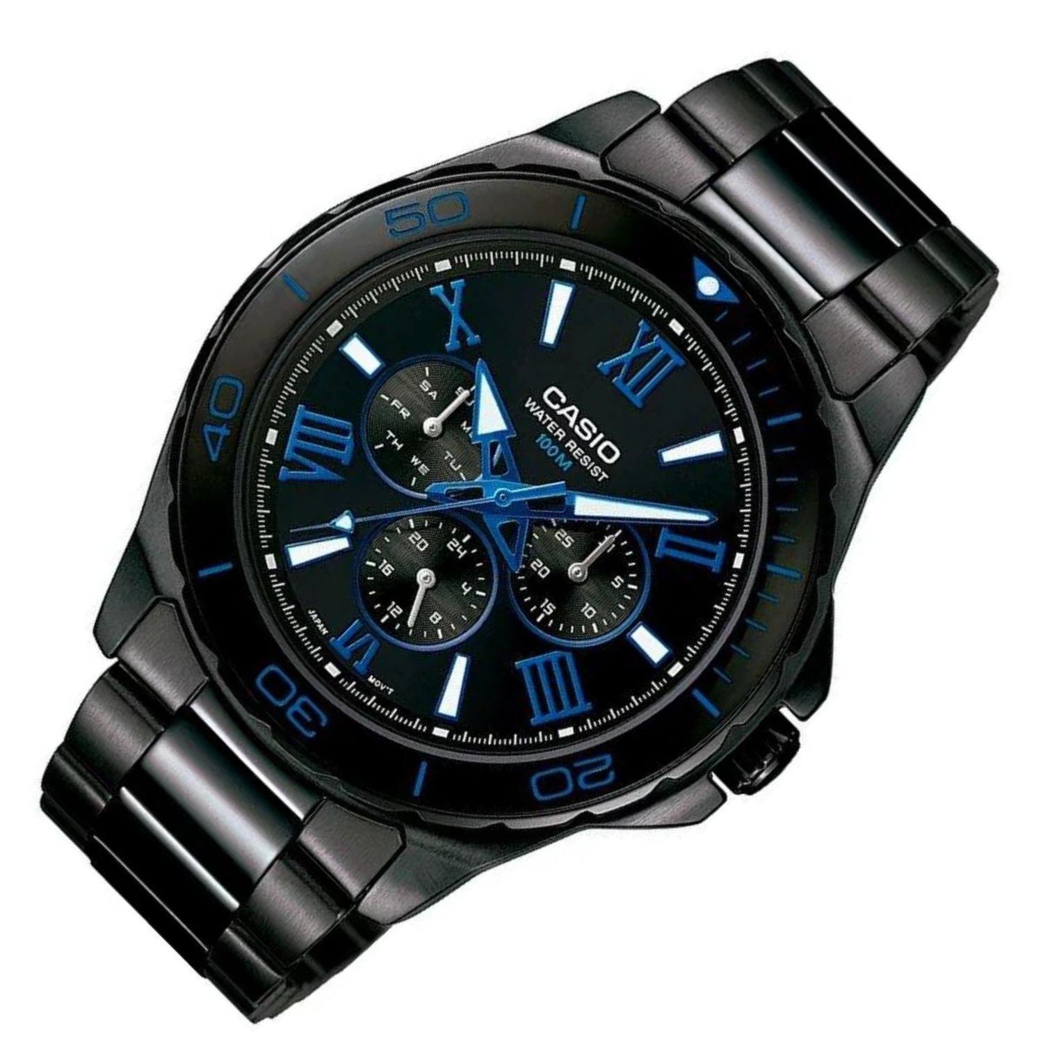 Reloj Casio Hombre MTD-1075BK-1A2VDF-2