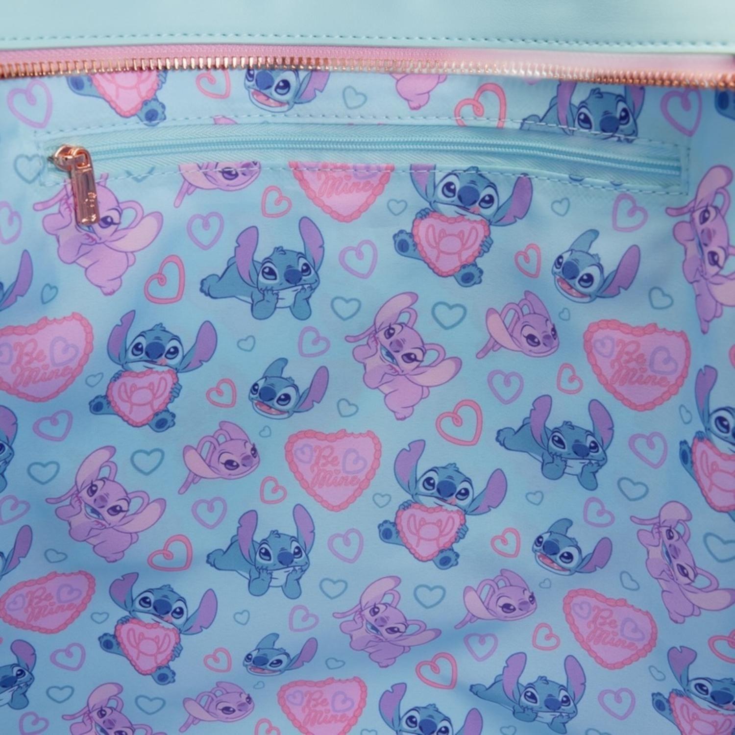 Bolso Loungefly Mujer Stitch Angel True Love Tote-2