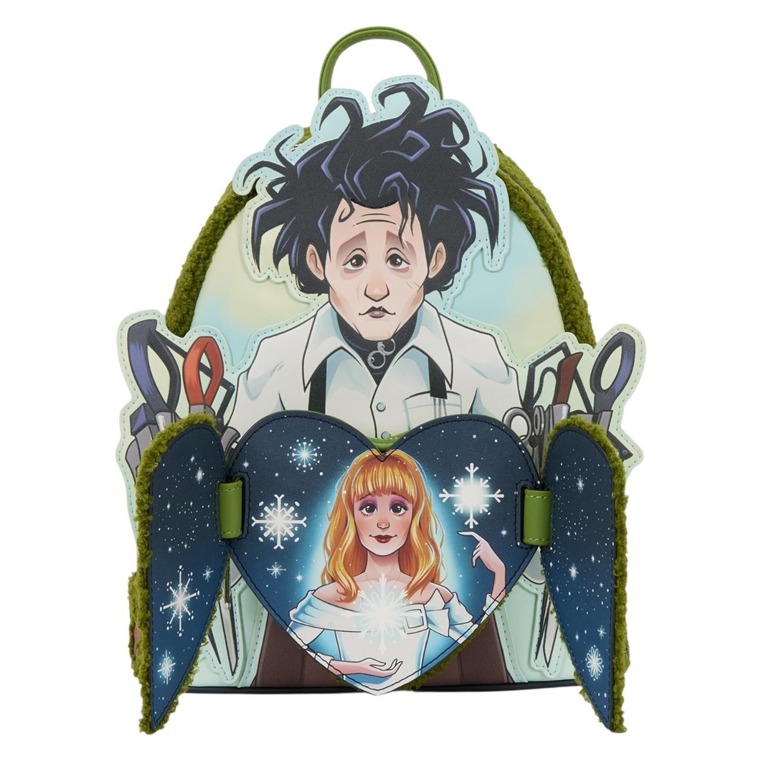 Mochila Loungefly Unisex Edward Scissorhands Sherpa-2