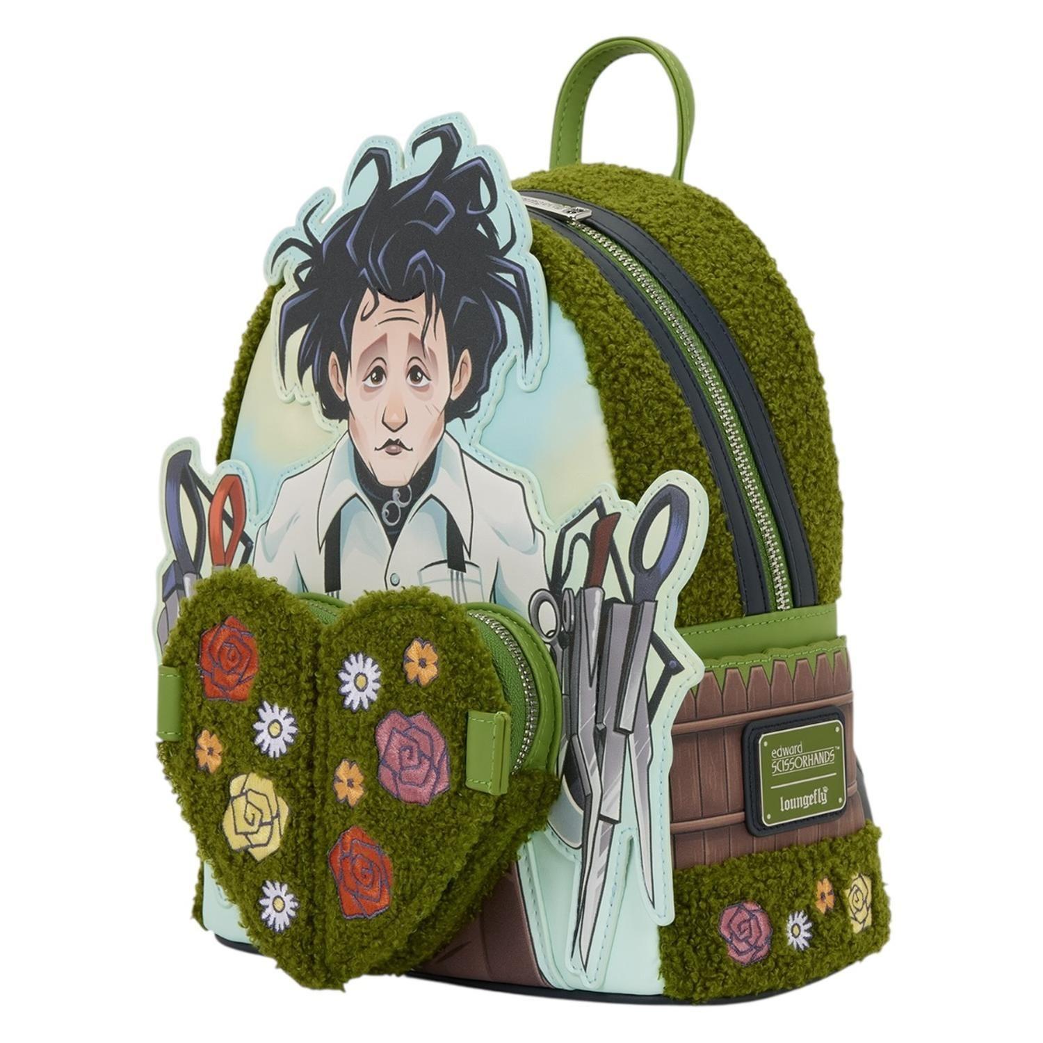 Mochila Loungefly Unisex Edward Scissorhands Sherpa-3