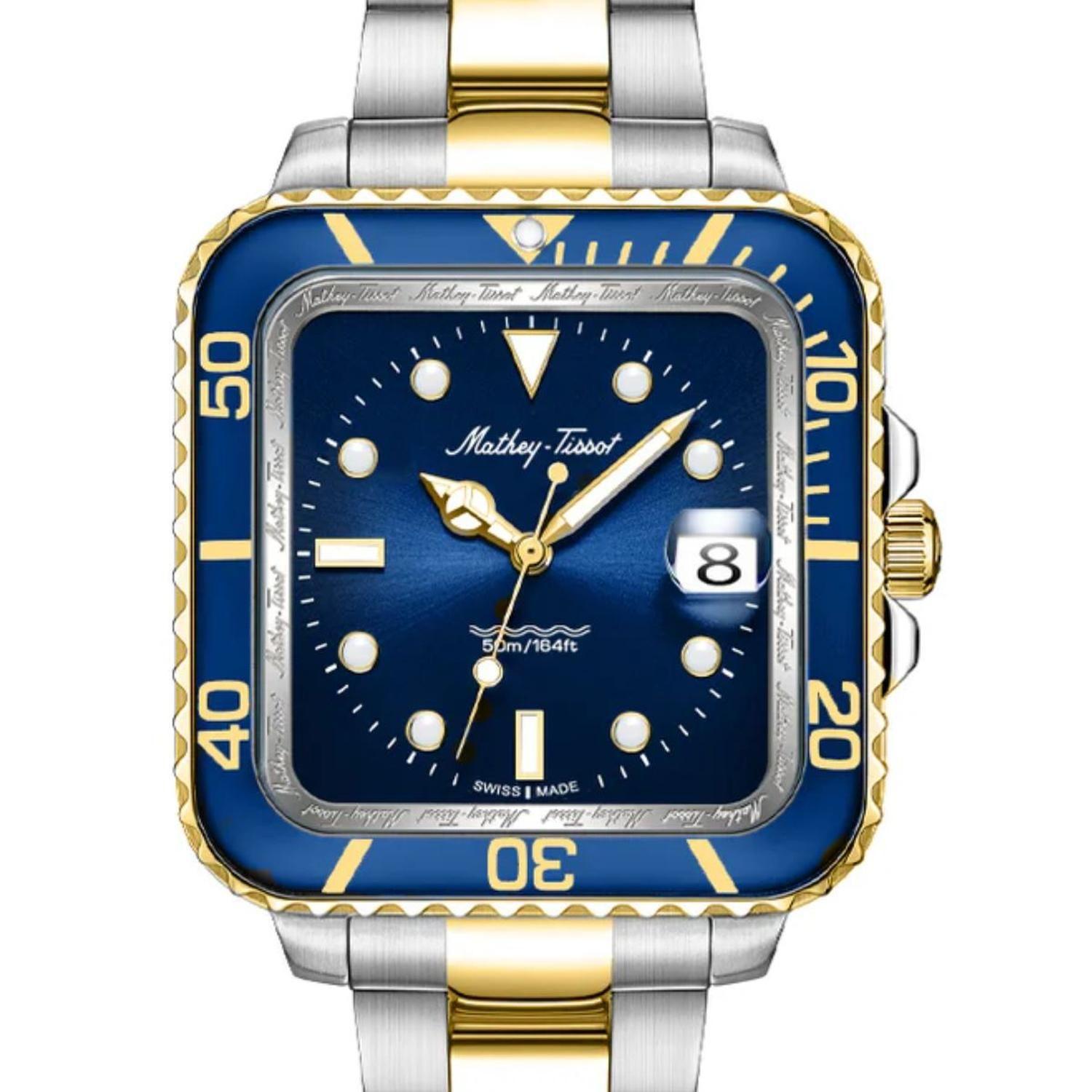 Reloj Mathey-Tissot Hombre Mathy Vintage Square H902QBBU-0