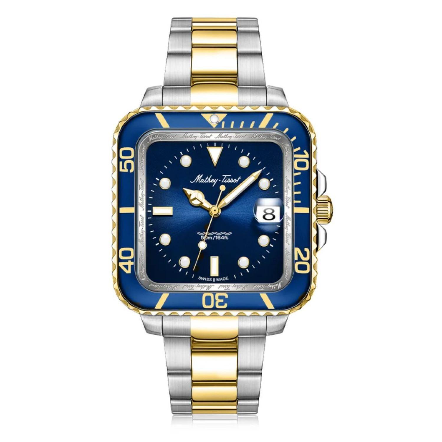 Reloj Mathey-Tissot Hombre Mathy Vintage Square H902QBBU-1