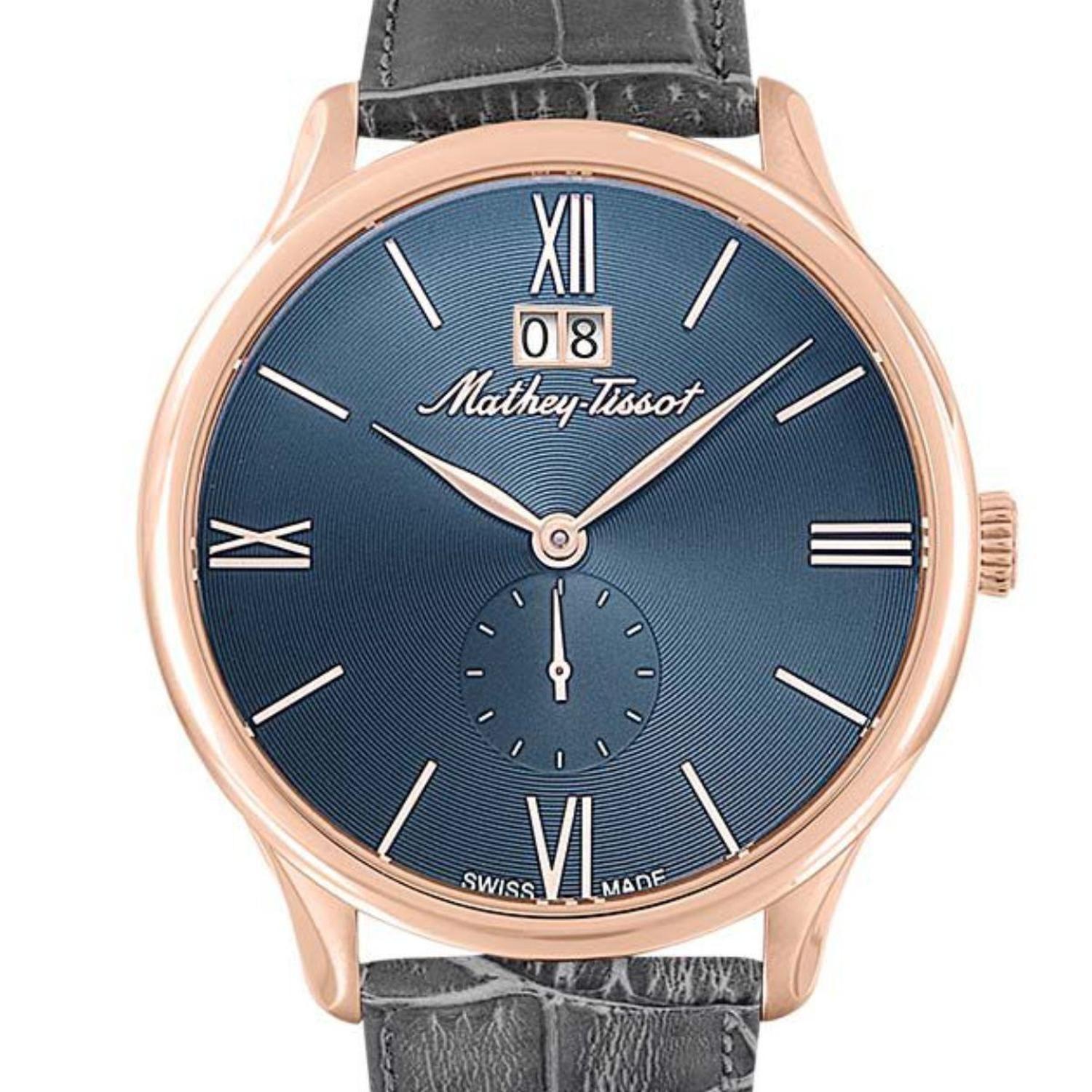 Reloj Mathey-Tissot Hombre Edmond Leather H1886QPS-0
