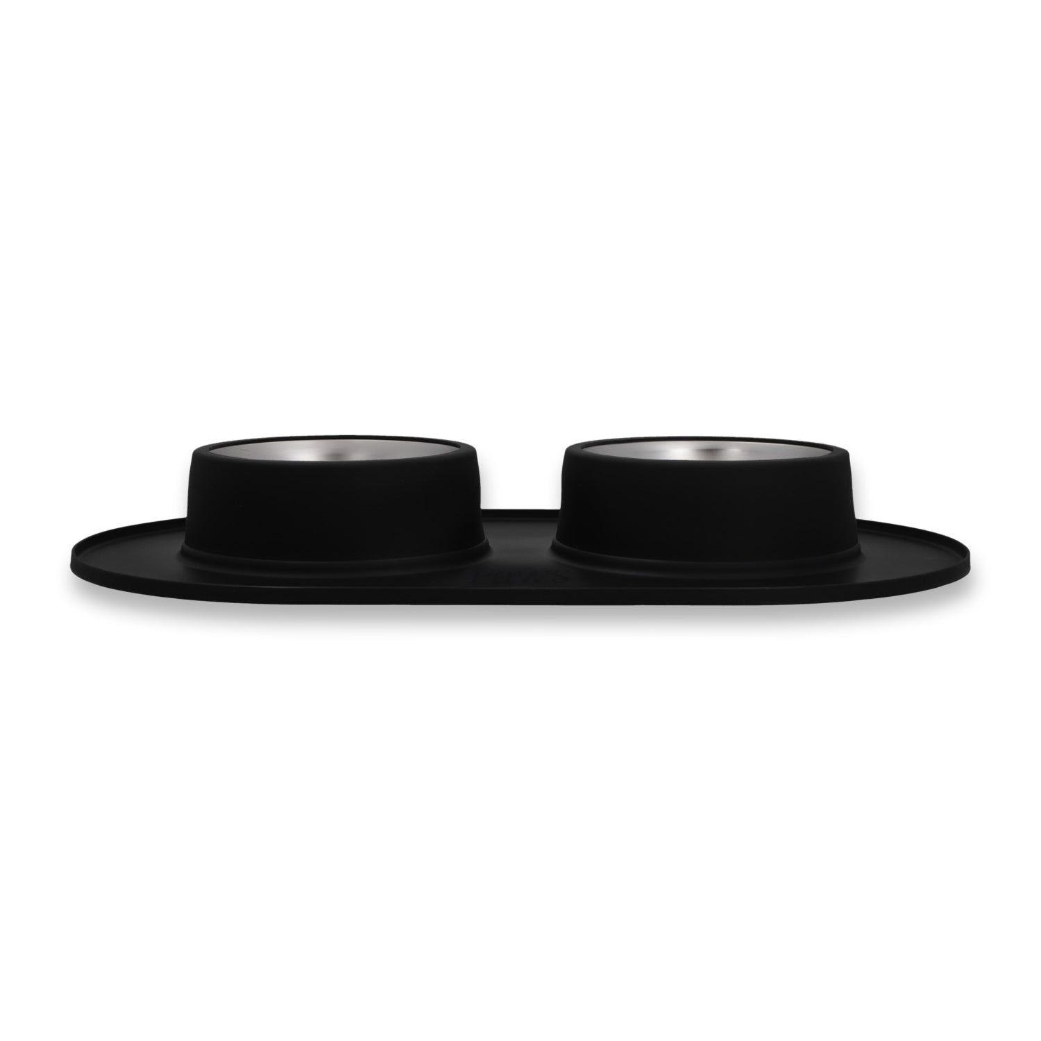 Bowl doble - Acero inoxidable-3