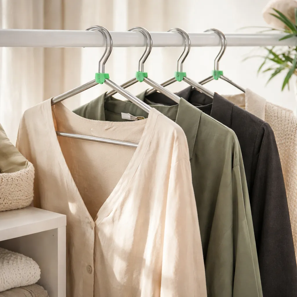 Pack 10 Colgadores Metalicos Para Ropa 45 Cm-2