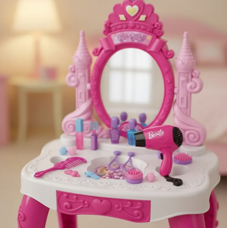 Juguete Tocador Princesa Maquillaje Para Ni as-2