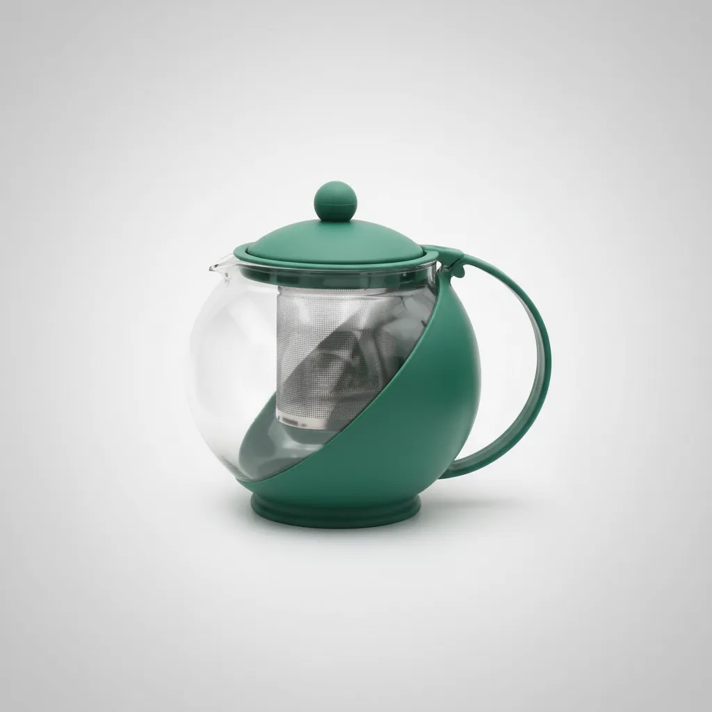 Tetera De Vidrio Con Infusor 1250ml Para Cocina-2
