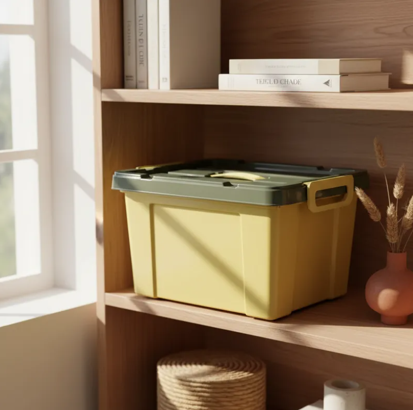 Caja Organizadora Plastica Con Tapa 15 Litros-4