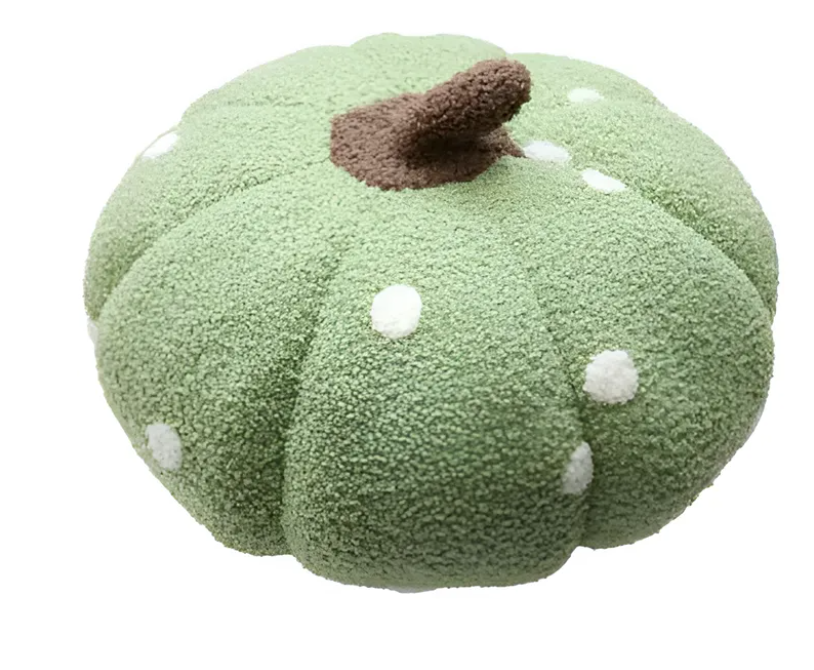 Cojin Decorativo Calabaza Con Lunares 40cm-0