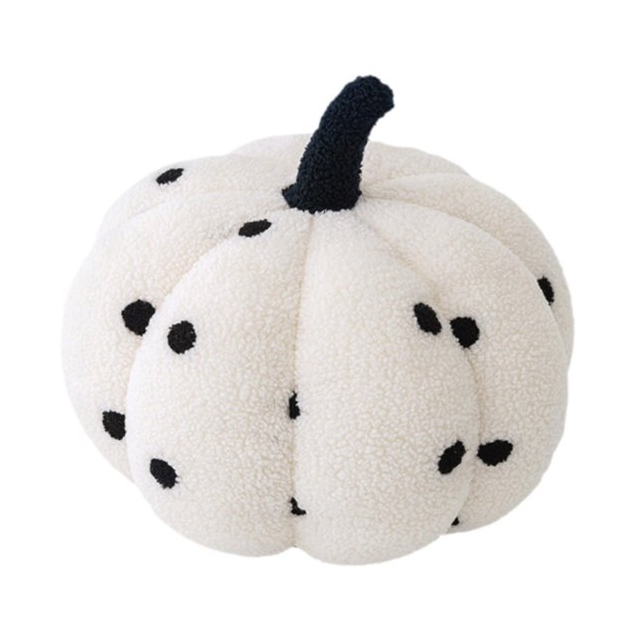 Cojin Decorativo Calabaza Con Lunares 40cm-0
