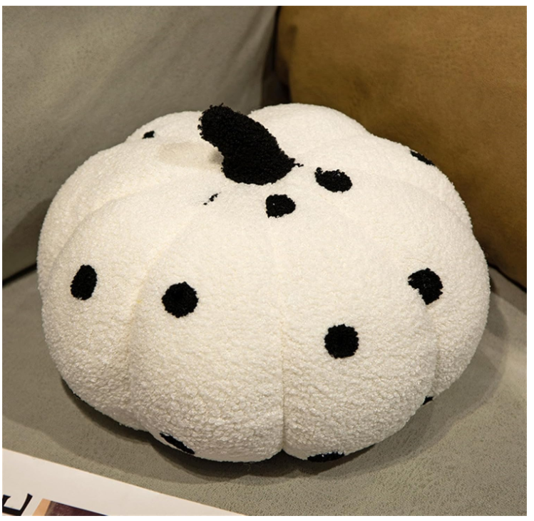 Cojin Decorativo Calabaza Con Lunares 40cm-2