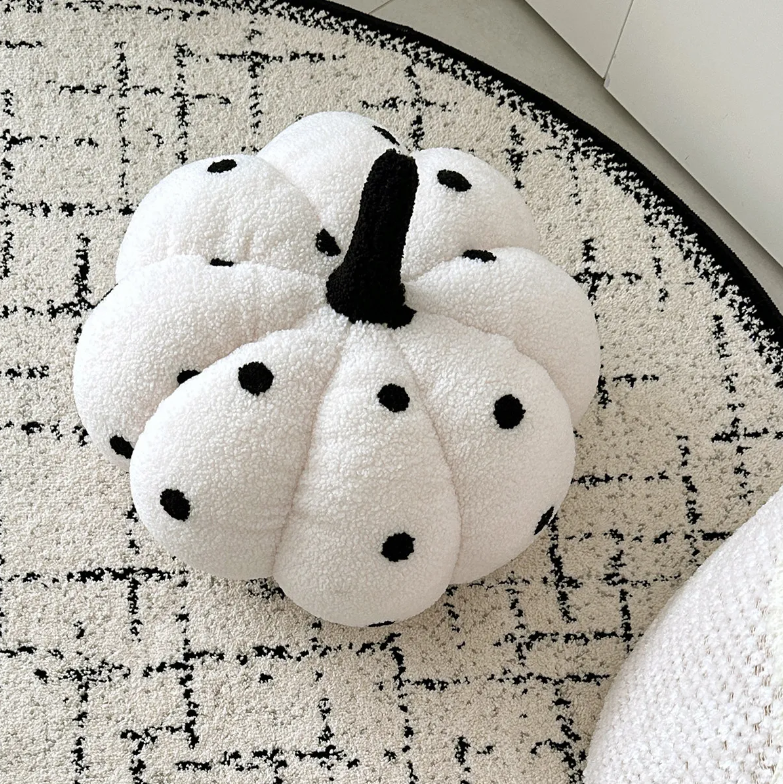 Cojin Decorativo Calabaza Con Lunares 40cm-3