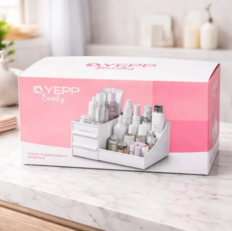 Organizador De Maquillaje Con Cajones Pl stico-6