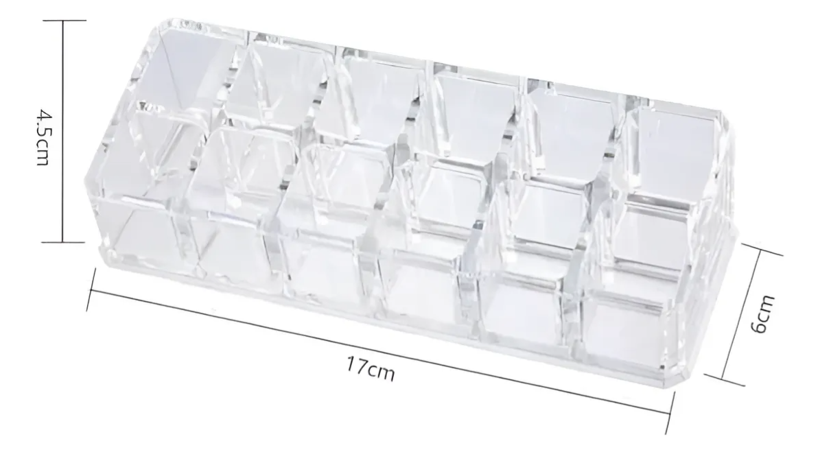 Organizador Acr lico Para Maquillaje 12 Compartimentos-6