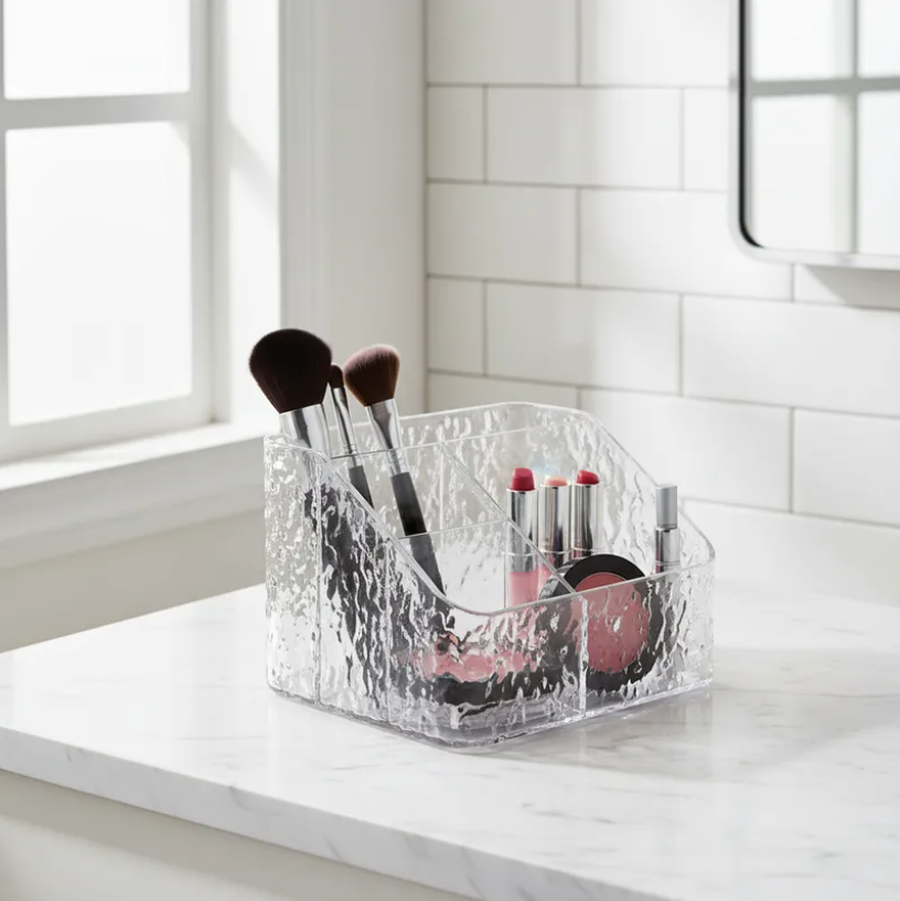 Organizador Acr lico Texturizado Para Maquillaje-2