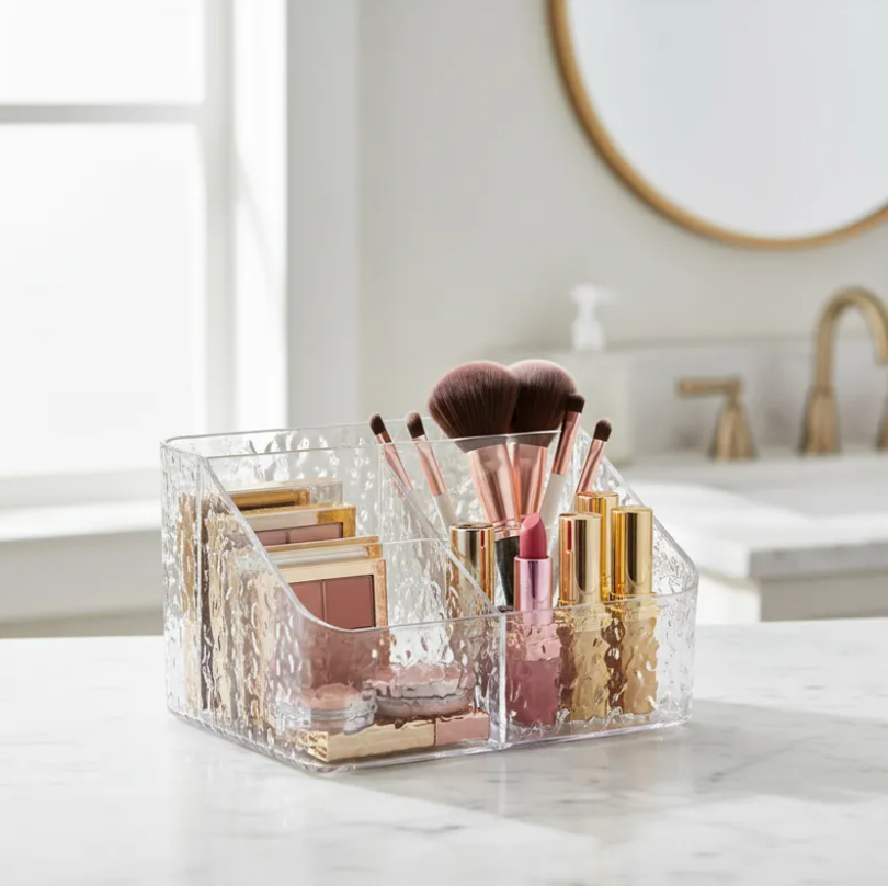 Organizador Acr lico Texturizado Para Maquillaje-4