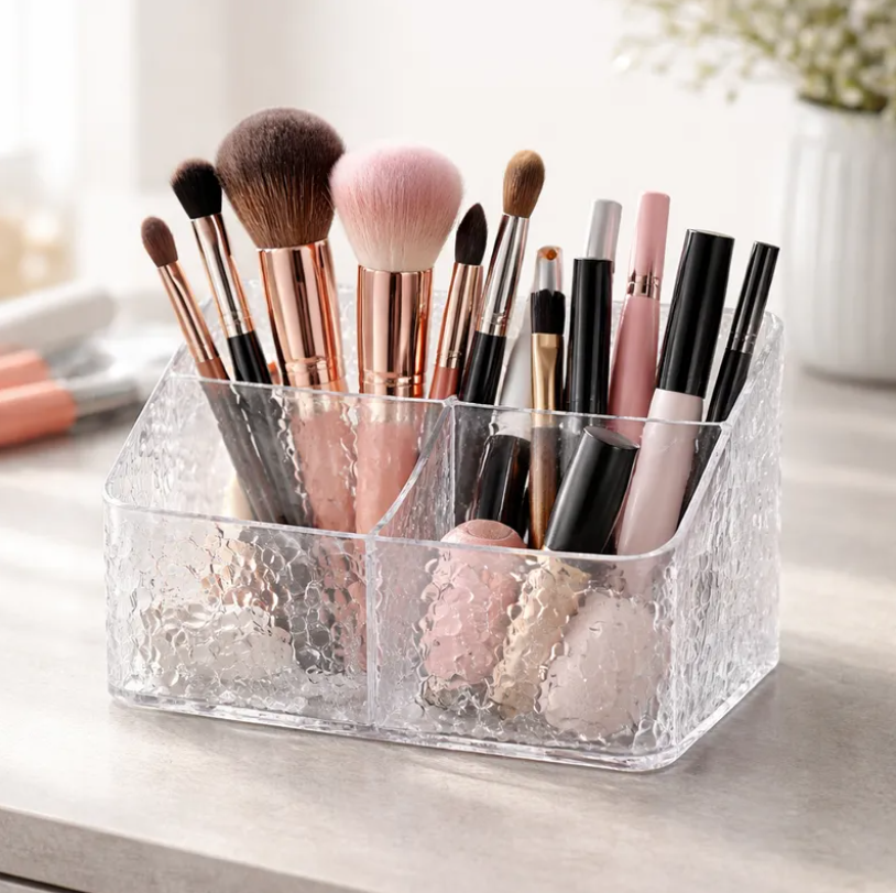 Organizador Acr lico Texturizado Para Maquillaje-5