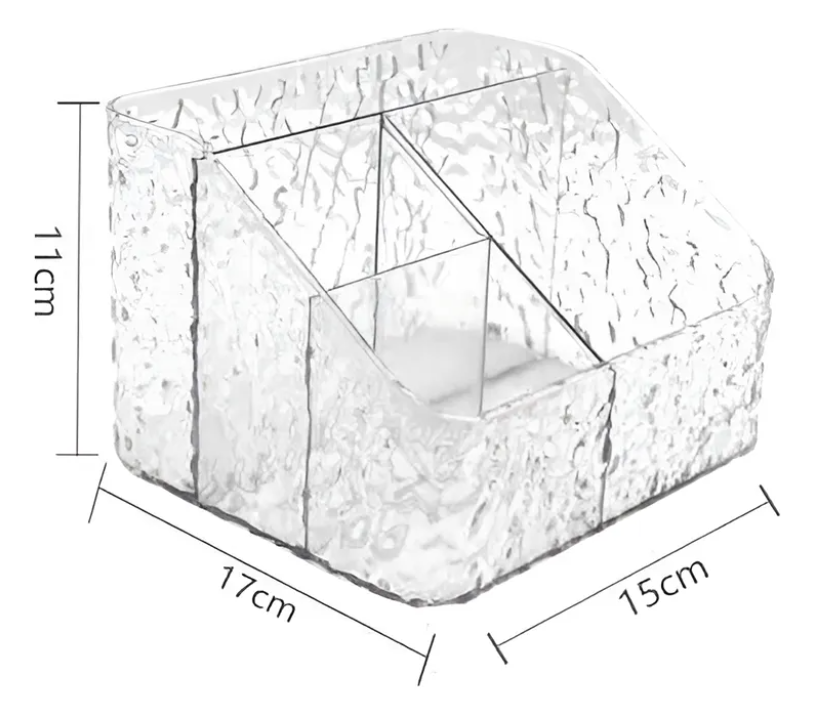 Organizador Acr lico Texturizado Para Maquillaje-8