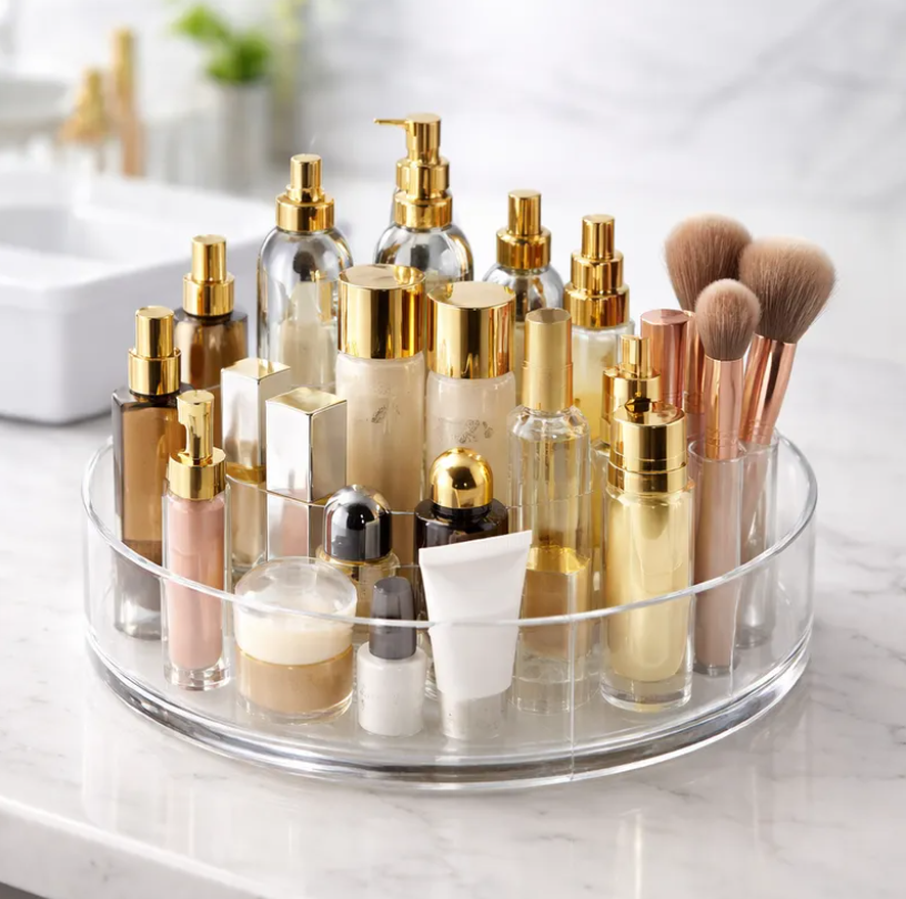 Organizador Giratorio Acr lico Para Ba o Y Cosm ticos-7
