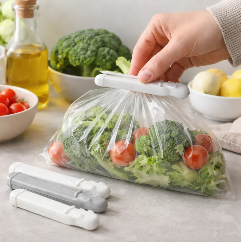 Set Clip Pinzas Sellador Cierra Bolsas Color Variado Alternativo-3